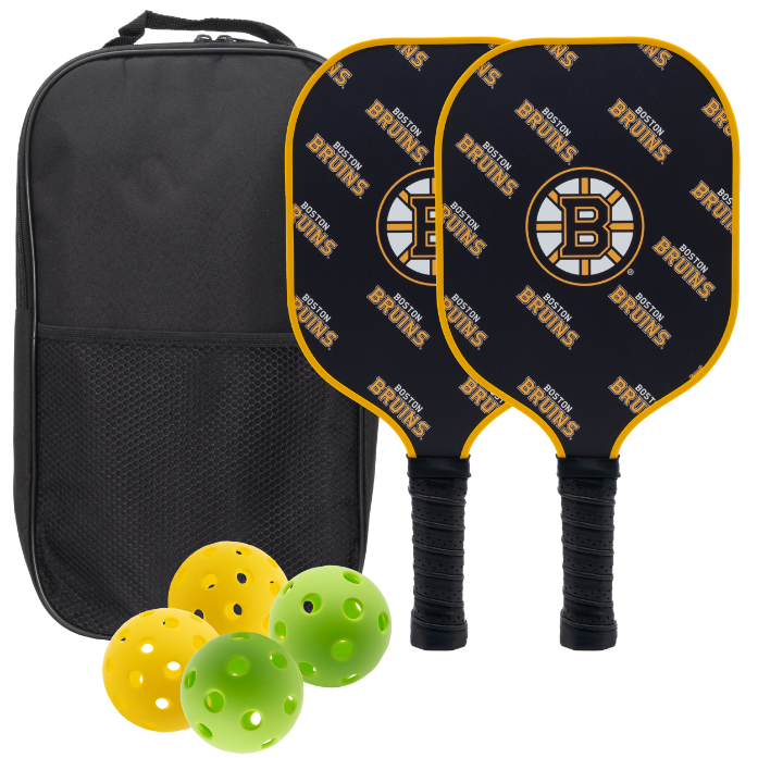 Boston Bruins Pickleball Paddle Set