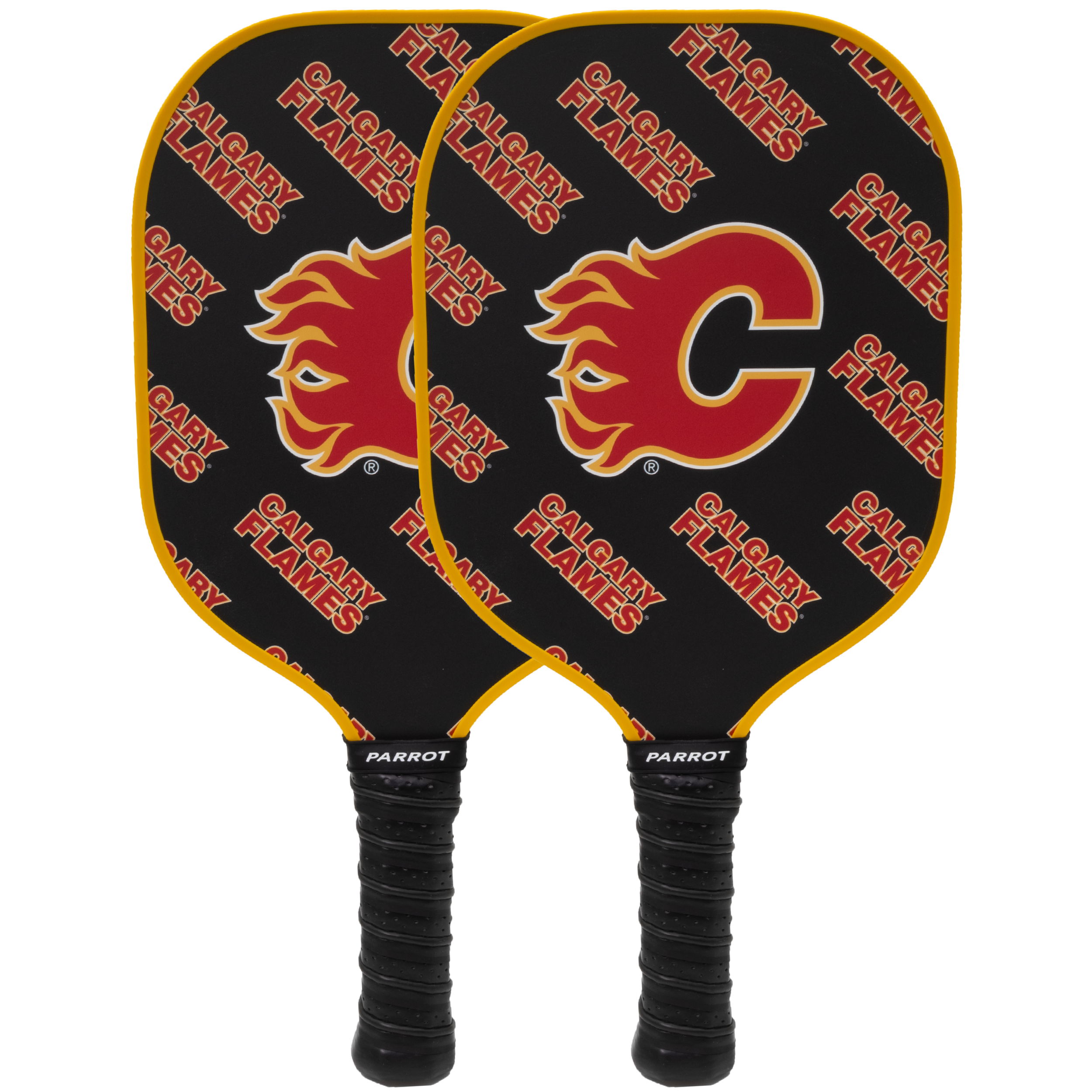 Calgary Flames Pickleball Paddle Set