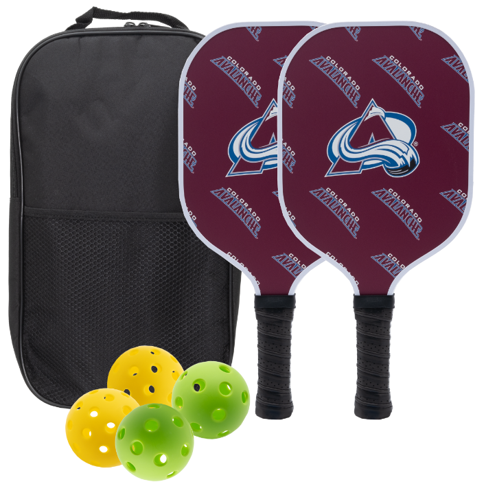 Colorado Avalanche Pickleball Paddle Set