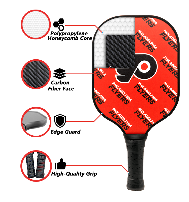 Philadelphia Flyers Pickleball Paddle