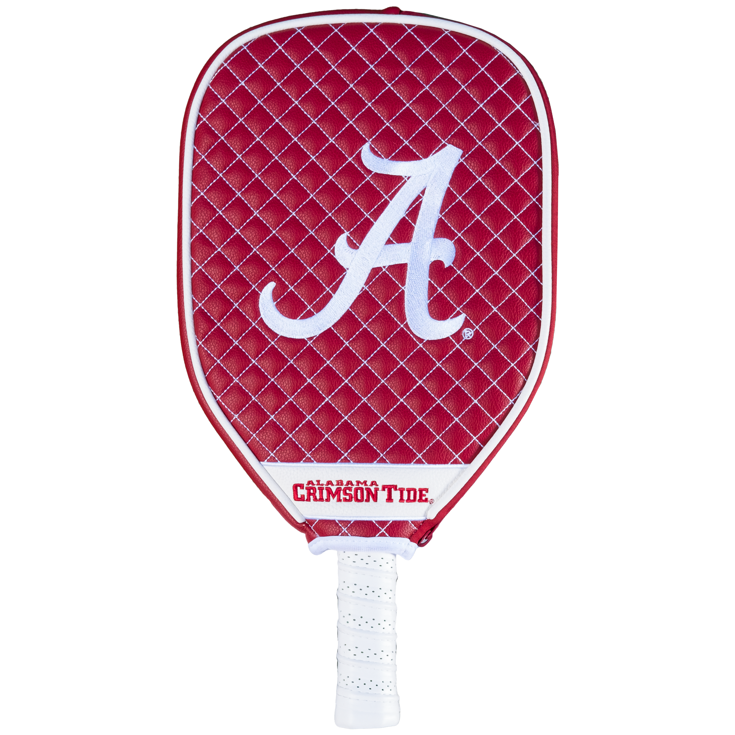 Alabama Crimson Tide Quilted Pickleball Paddle Cover (Dark Red)