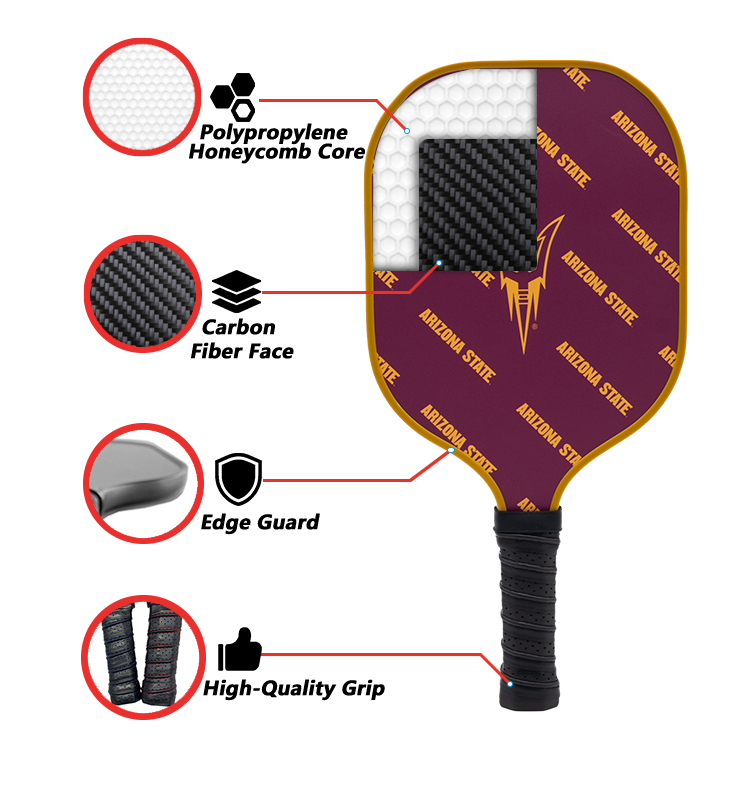 Arizona State Sun Devils Pickleball Paddle