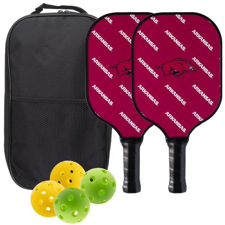 Arkansas Razorbacks Pickleball Paddle Set