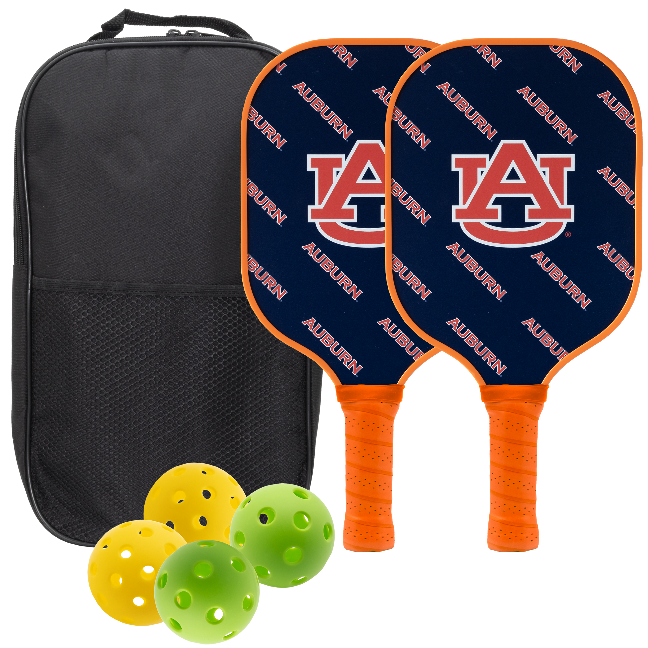 Auburn Tigers Pickleball Paddle Set
