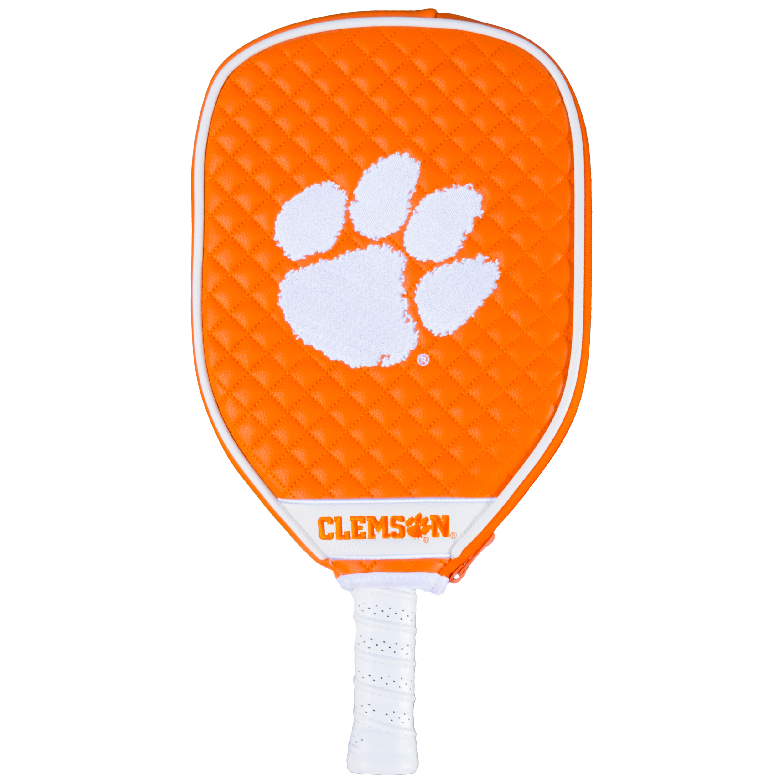 Clemson Tigers Quilted Pickleball Paddle Cover (Orange)