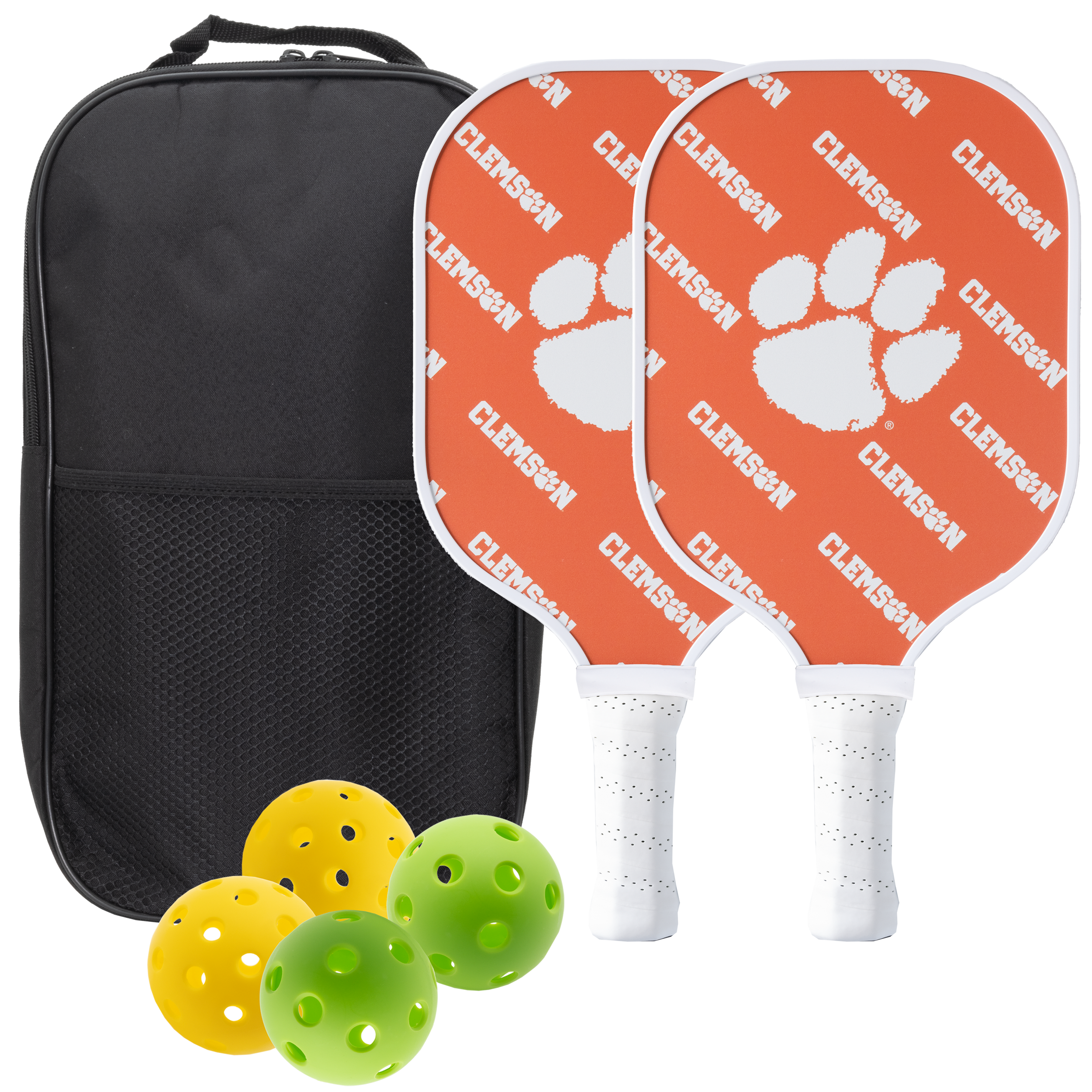 Clemson Tigers Pickleball Paddle Set
