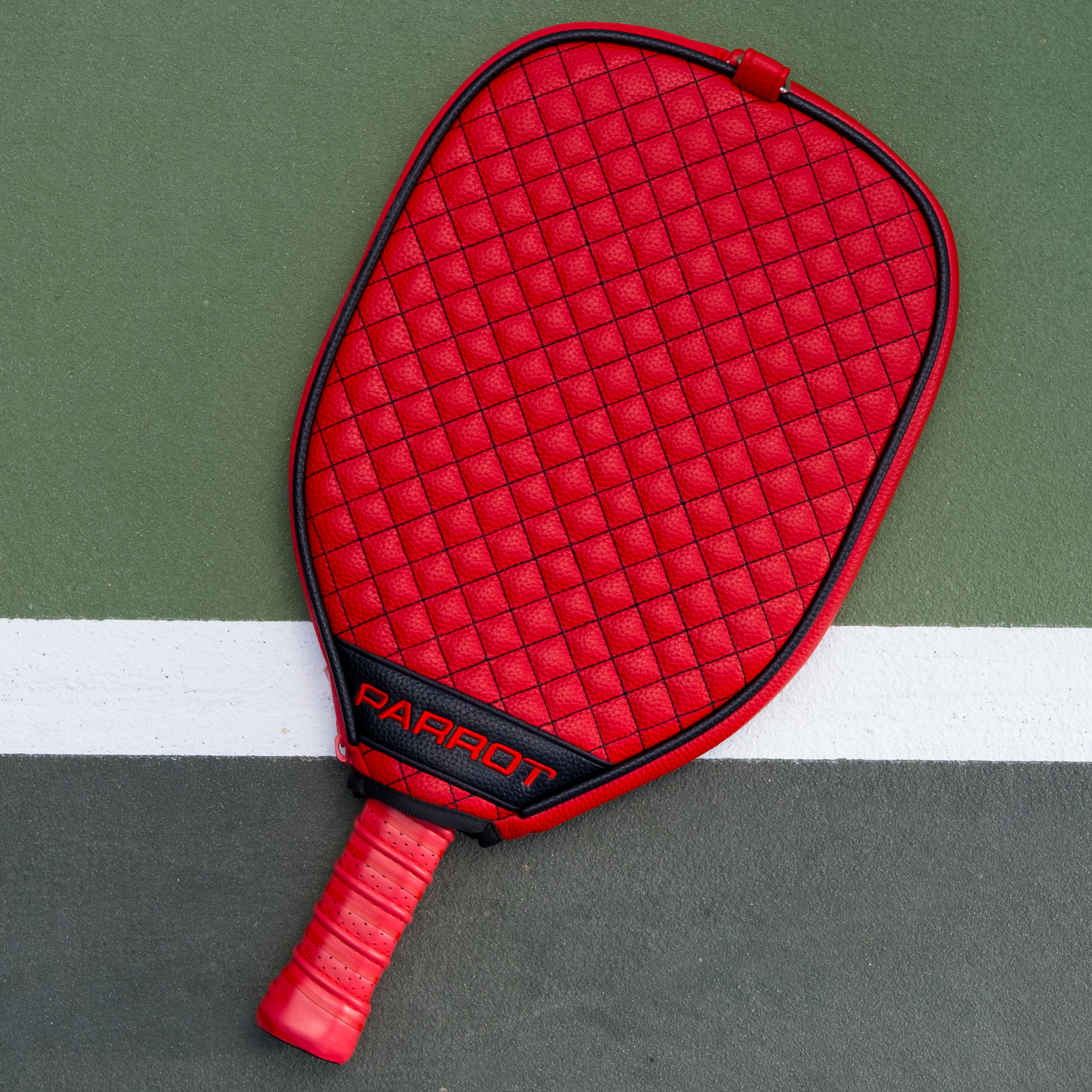 Nc State Wolfpack Quilted Pickleball Paddle Cover (Red)