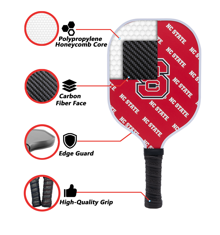 Nc State Wolfpack Pickleball Paddle