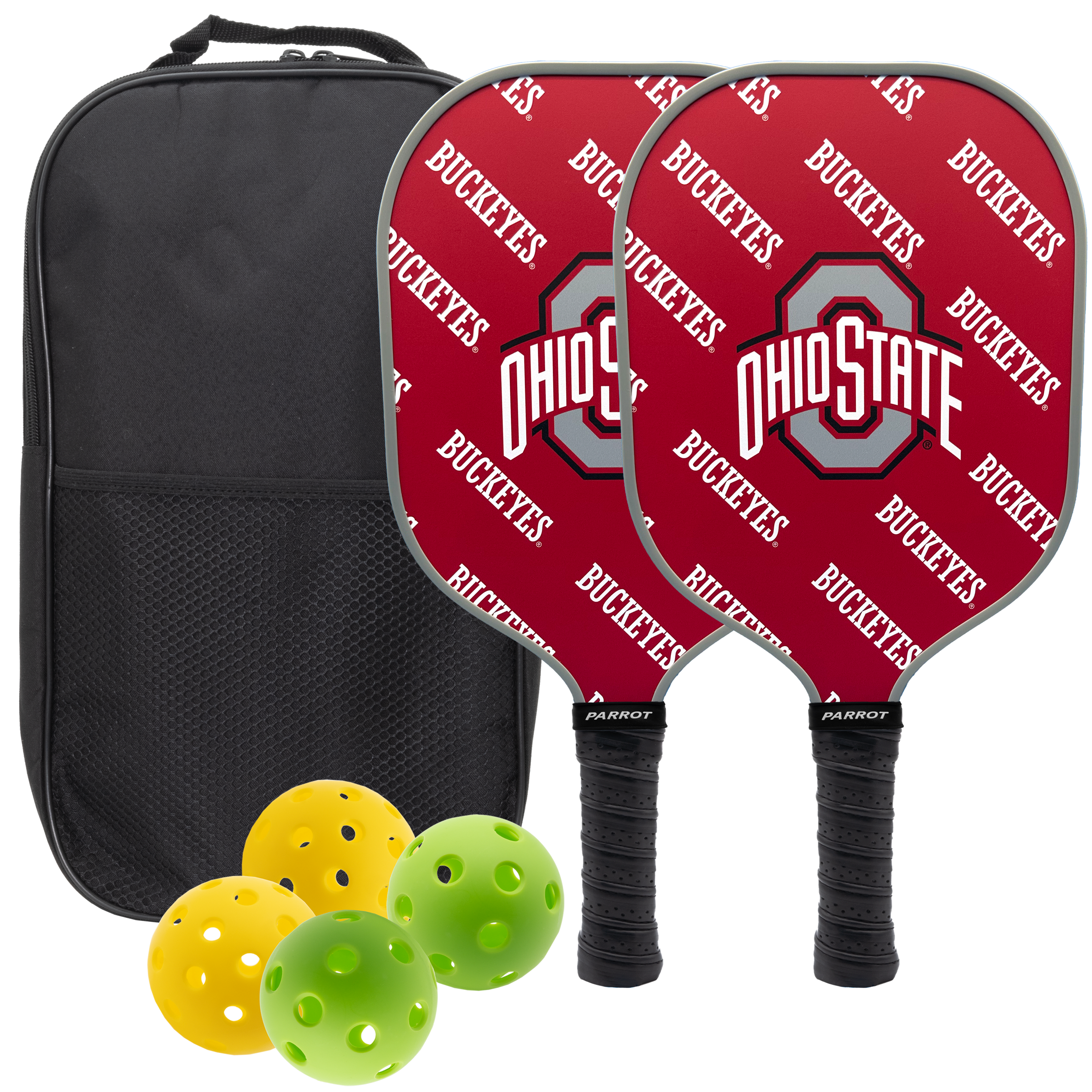 Ohio State Buckeyes Pickleball Paddle Set