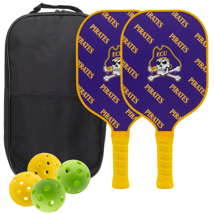 East Carolina Pirates Pickleball Paddle Set