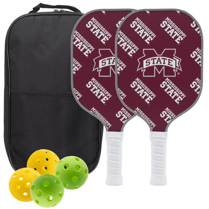 Mississippi State Bulldogs Pickleball Paddle Set
