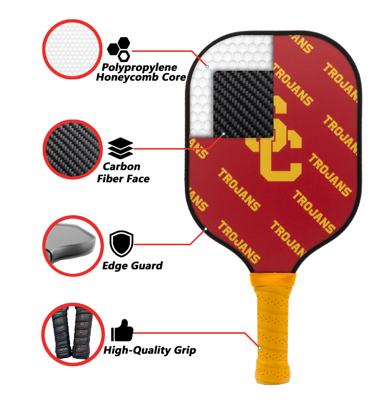 Usc Trojans Pickleball Paddle