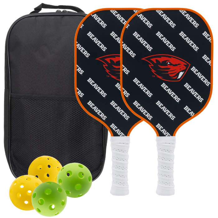 Oregon State Beavers Pickleball Paddle Set