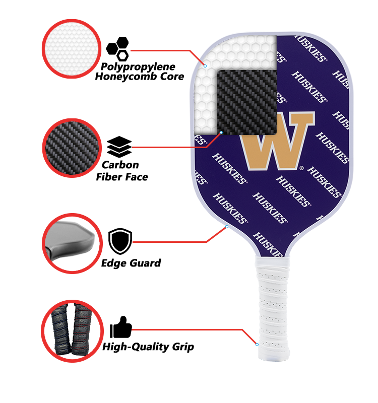 Washington Huskies Pickleball Paddle