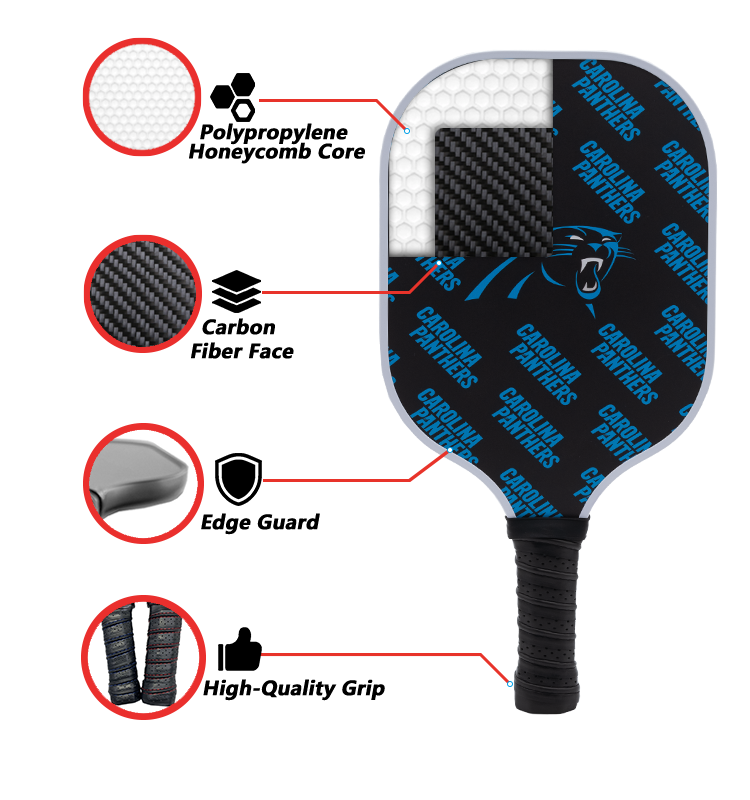 Carolina Panthers Pickleball Paddle