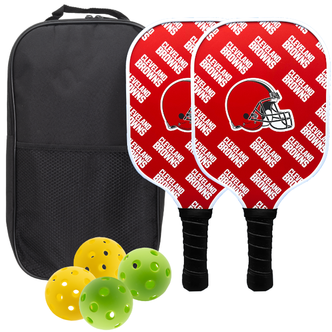 Cleveland Browns Pickleball Paddle Set