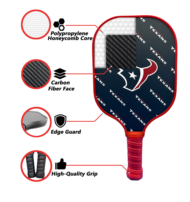 Houston Texans Pickleball Paddle