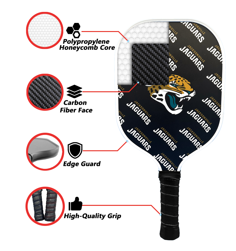 Jacksonville Jaguars Pickleball Paddle