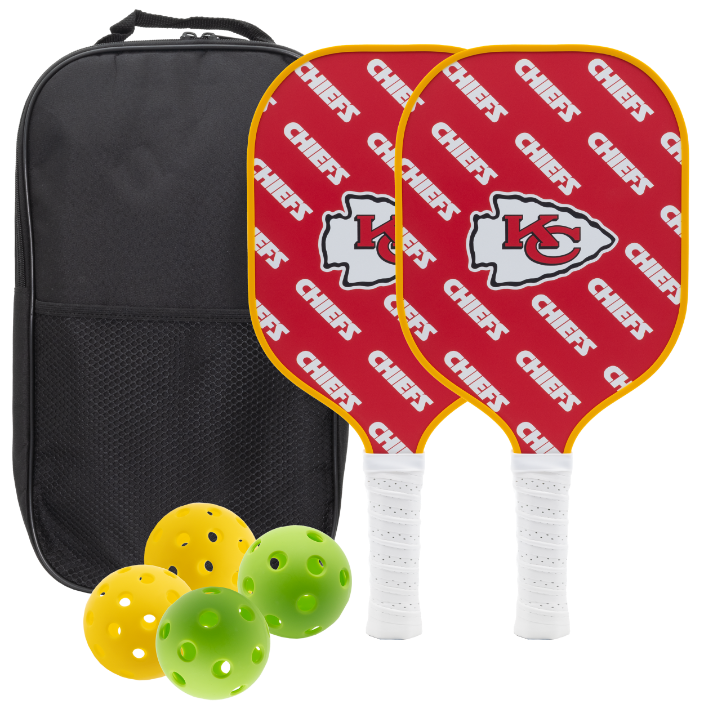 Kansas City Chiefs Pickleball Paddle Set