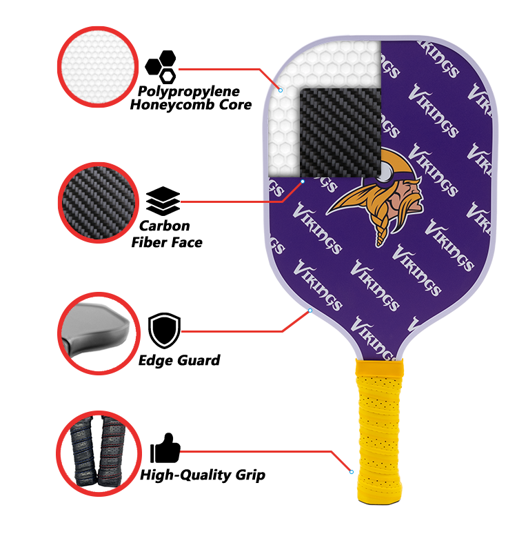 Minnesota Vikings Pickleball Paddle