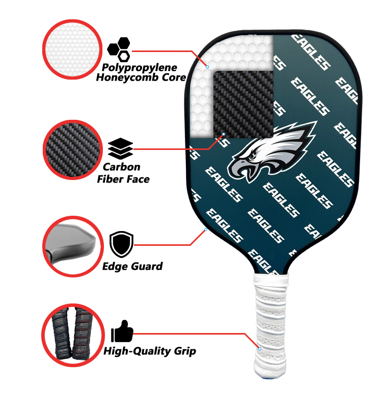 Philadelphia Eagles Pickleball Paddle