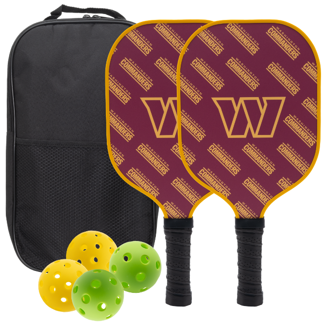 Washington Commanders Pickleball Paddle Set