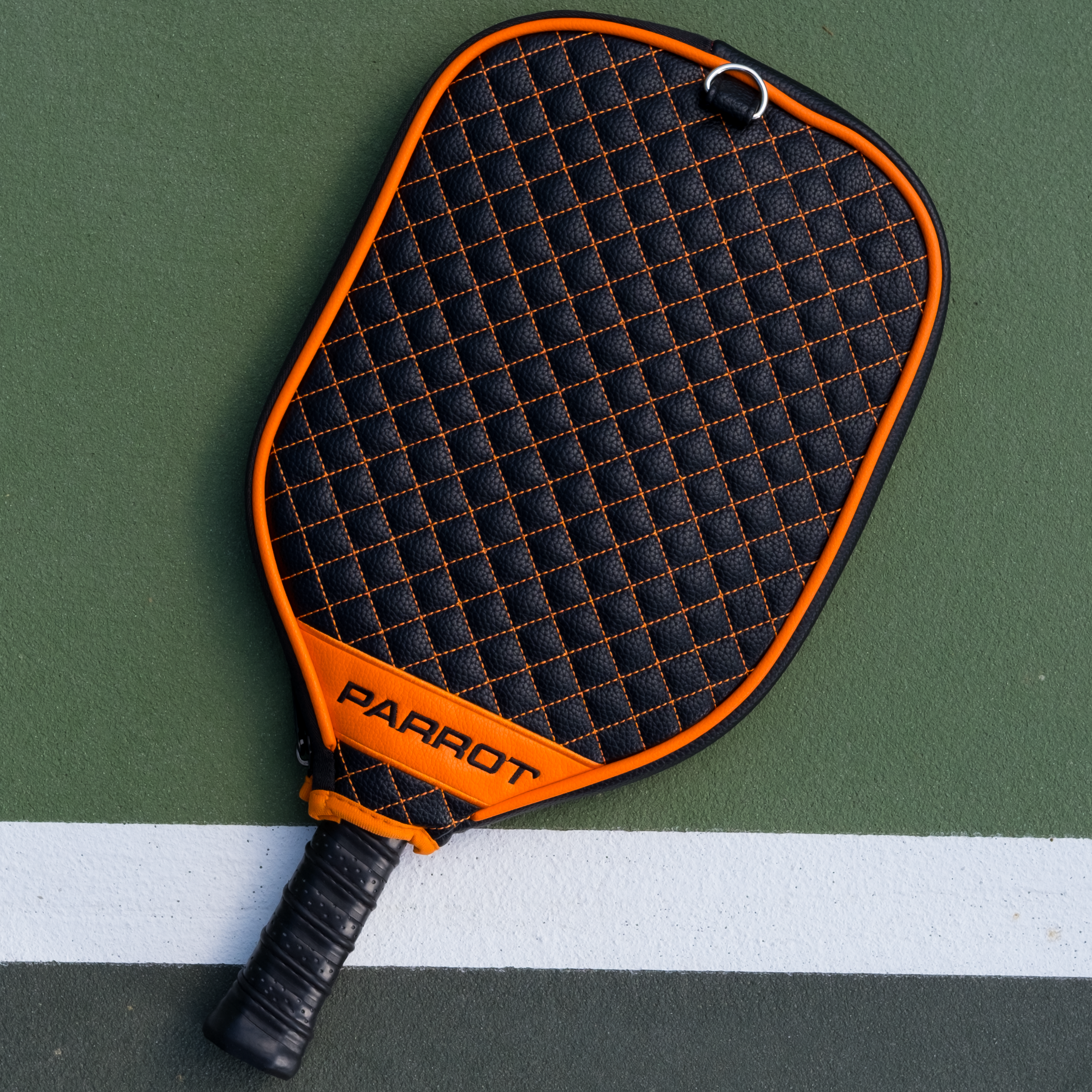 Anaheim Ducks Quilted Pickleball Paddle Cover (Black)