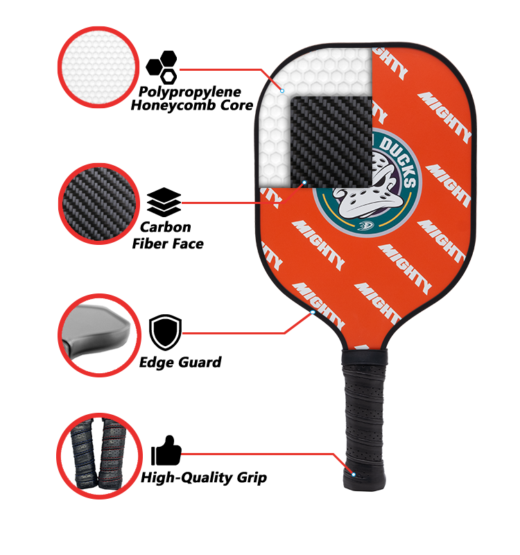 Anaheim Ducks Pickleball Paddle