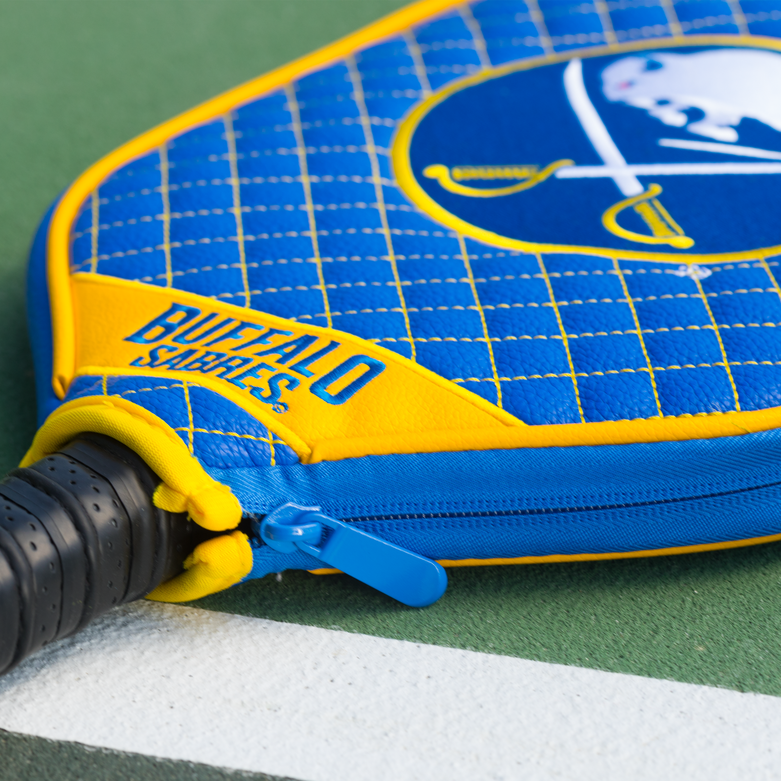 Buffalo Sabres Quilted Pickleball Paddle Cover (Royal)