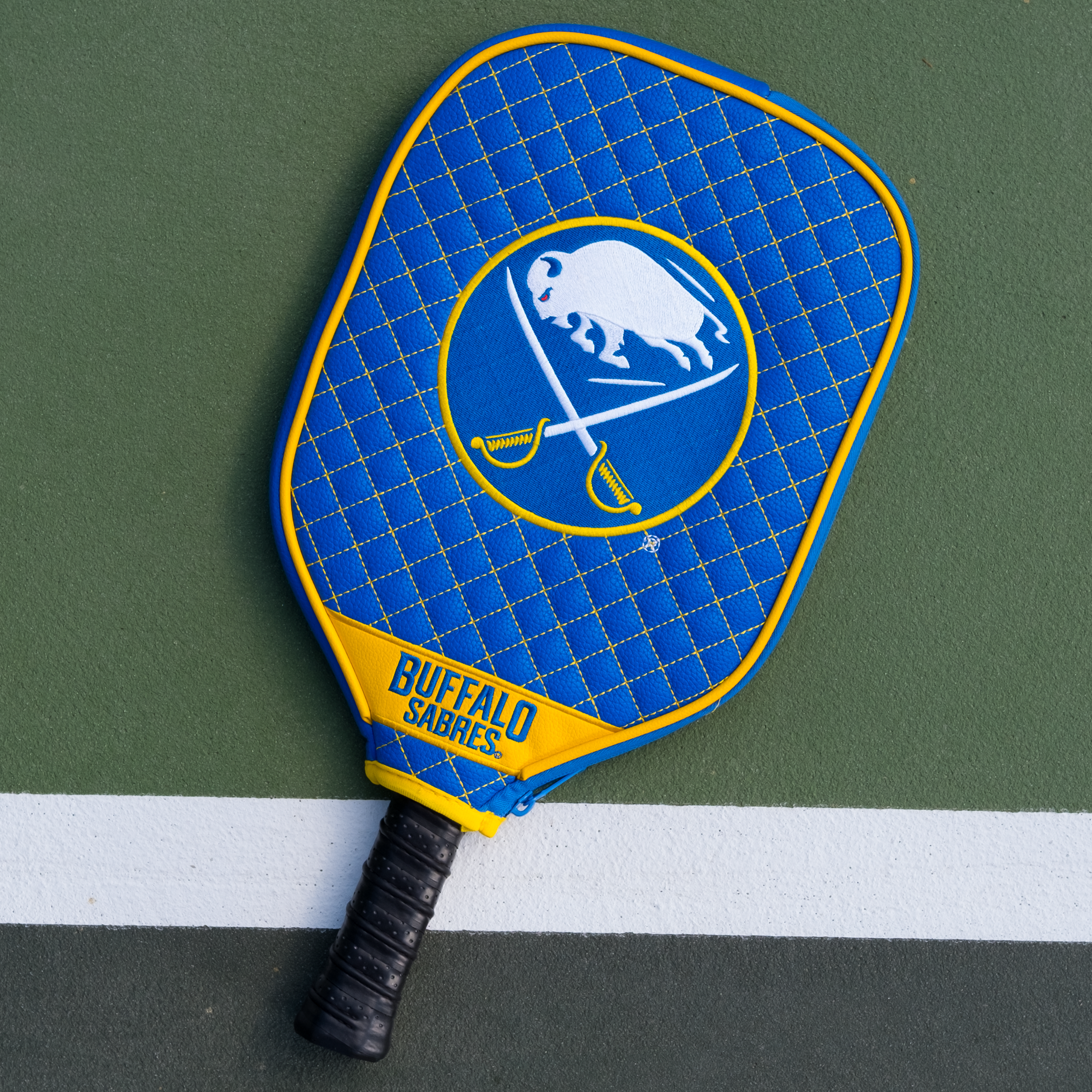 Buffalo Sabres Quilted Pickleball Paddle Cover (Royal)