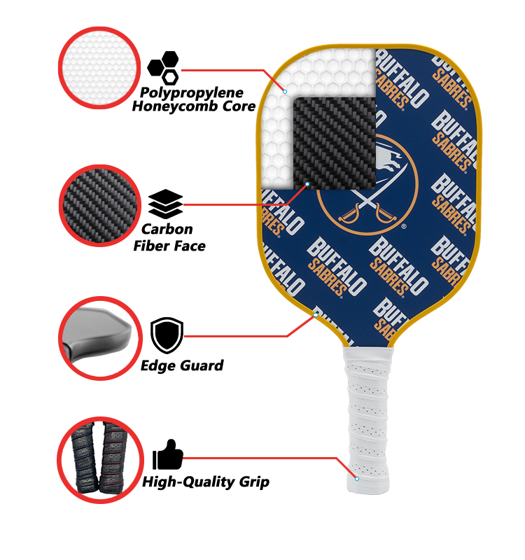 Buffalo Sabres Pickleball Paddle