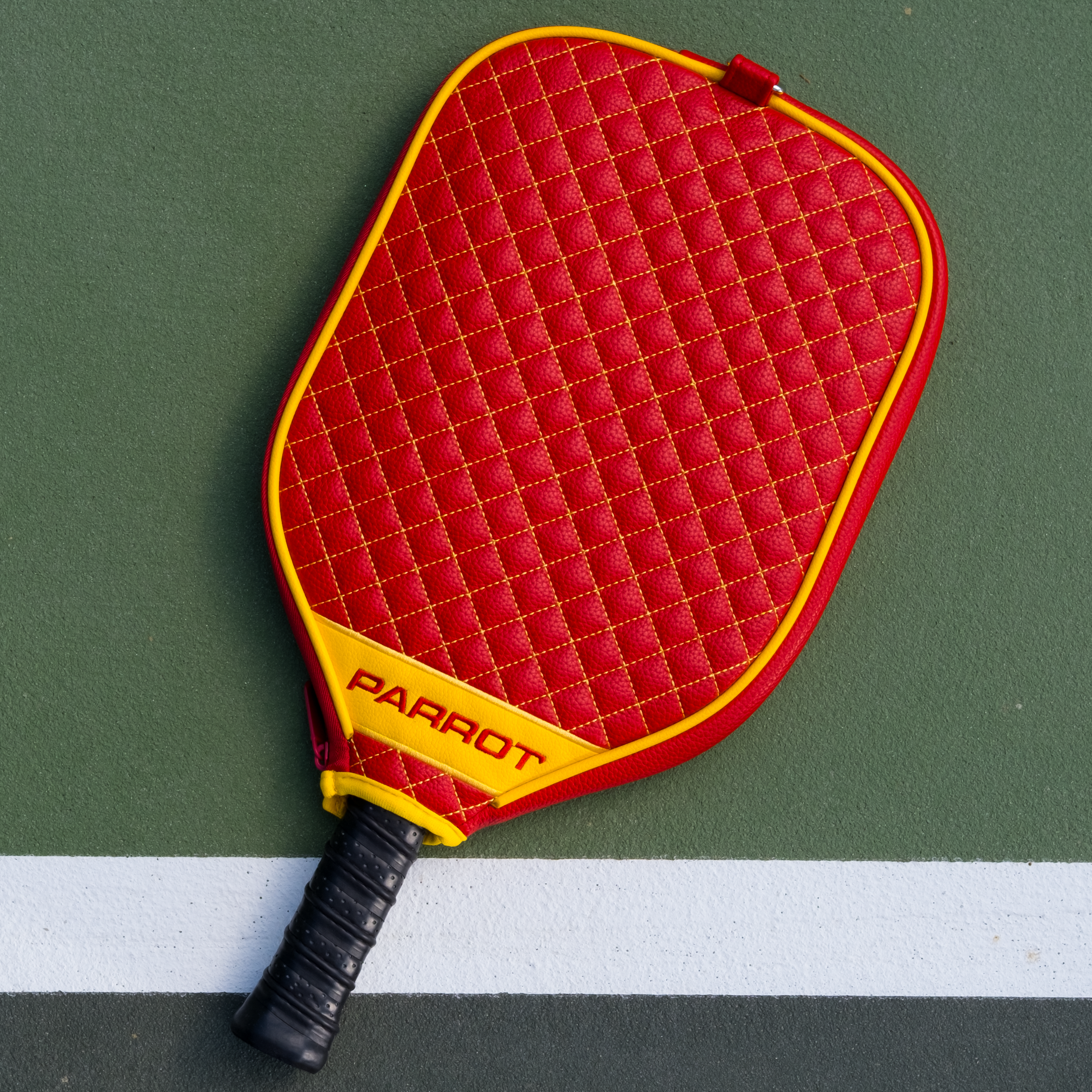 Calgary Flames Quilted Pickleball Paddle Cover (Red)