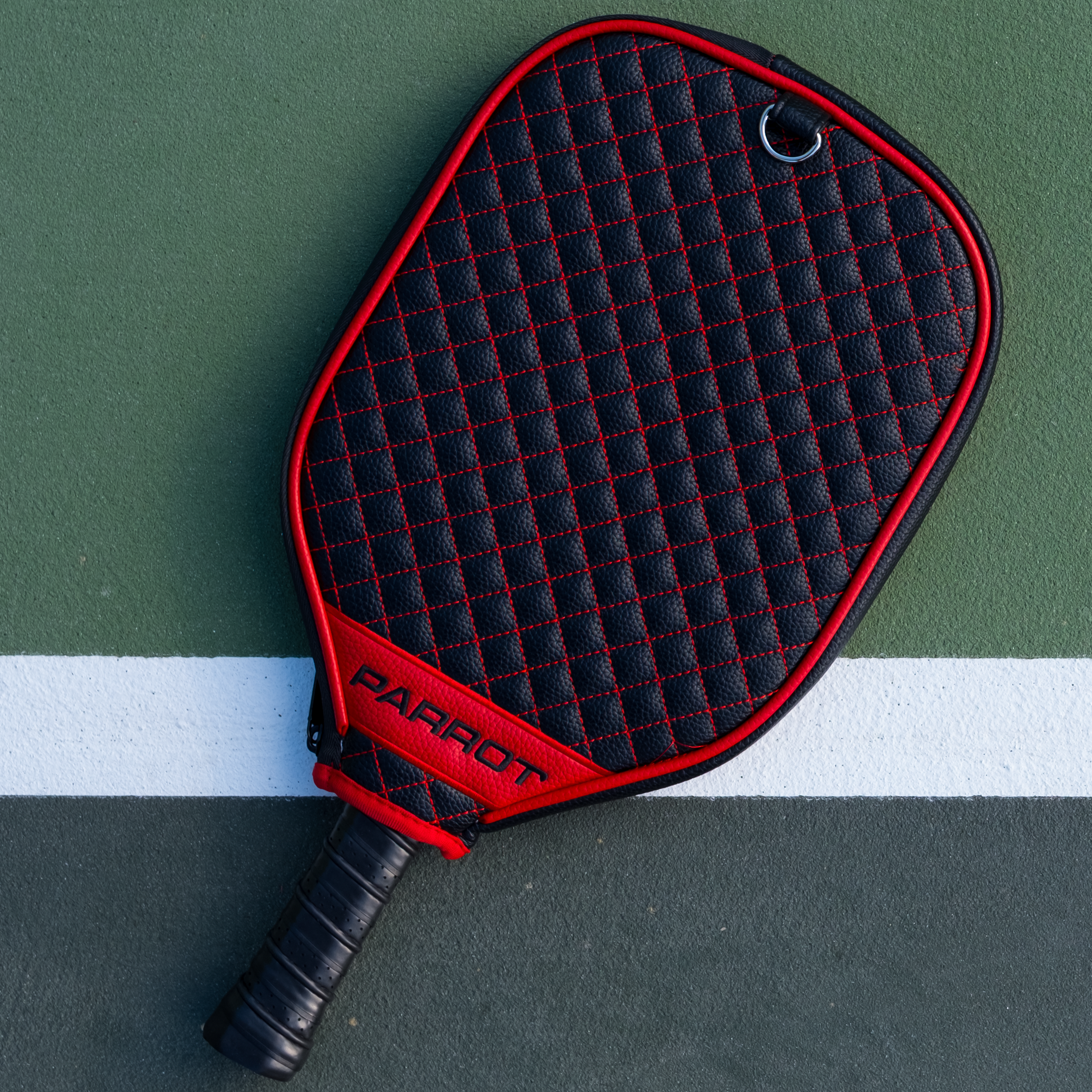 Chicago Blackhawks Quilted Pickleball Paddle Cover (Black)