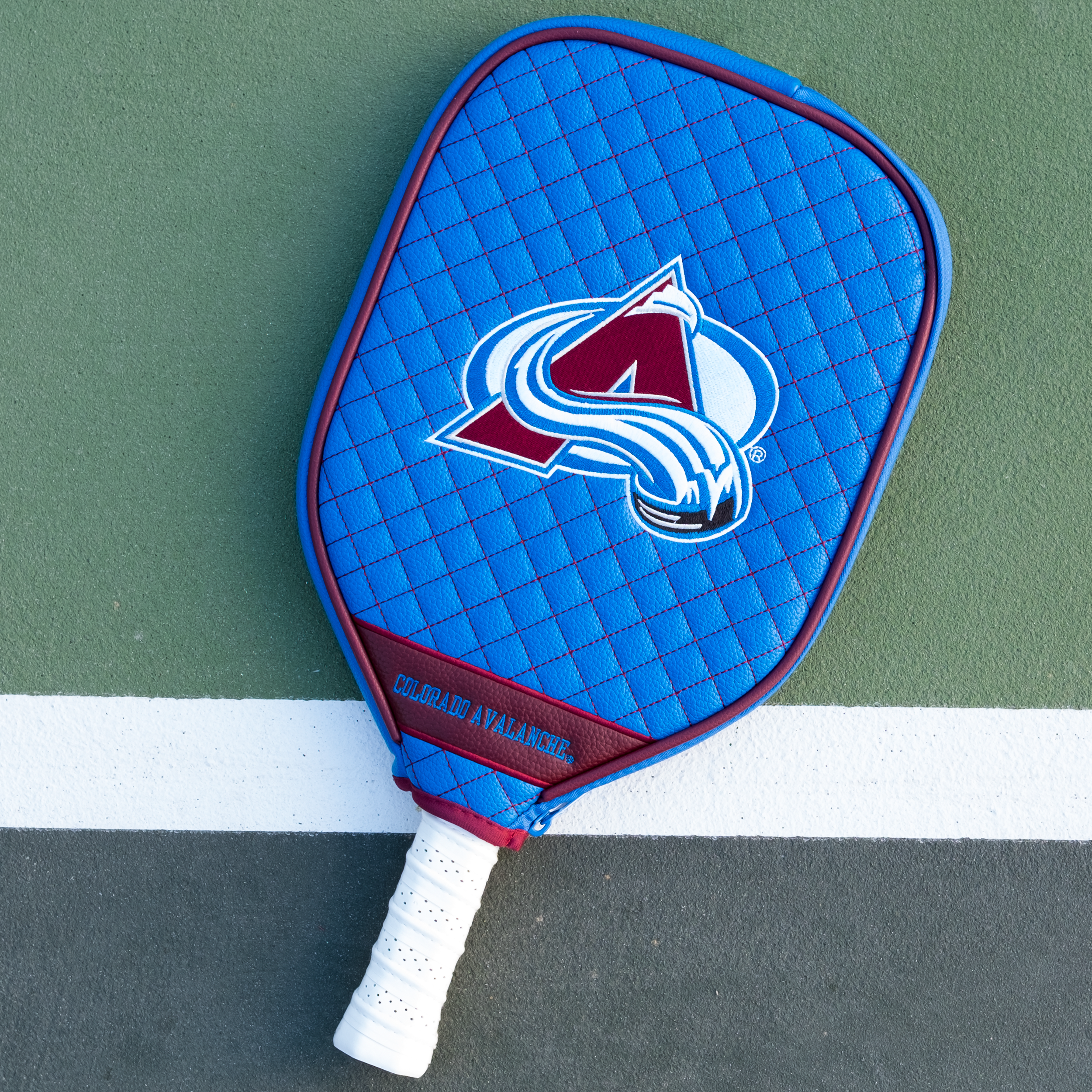 Colorado Avalanche Quilted Pickleball Paddle Cover (Blue)