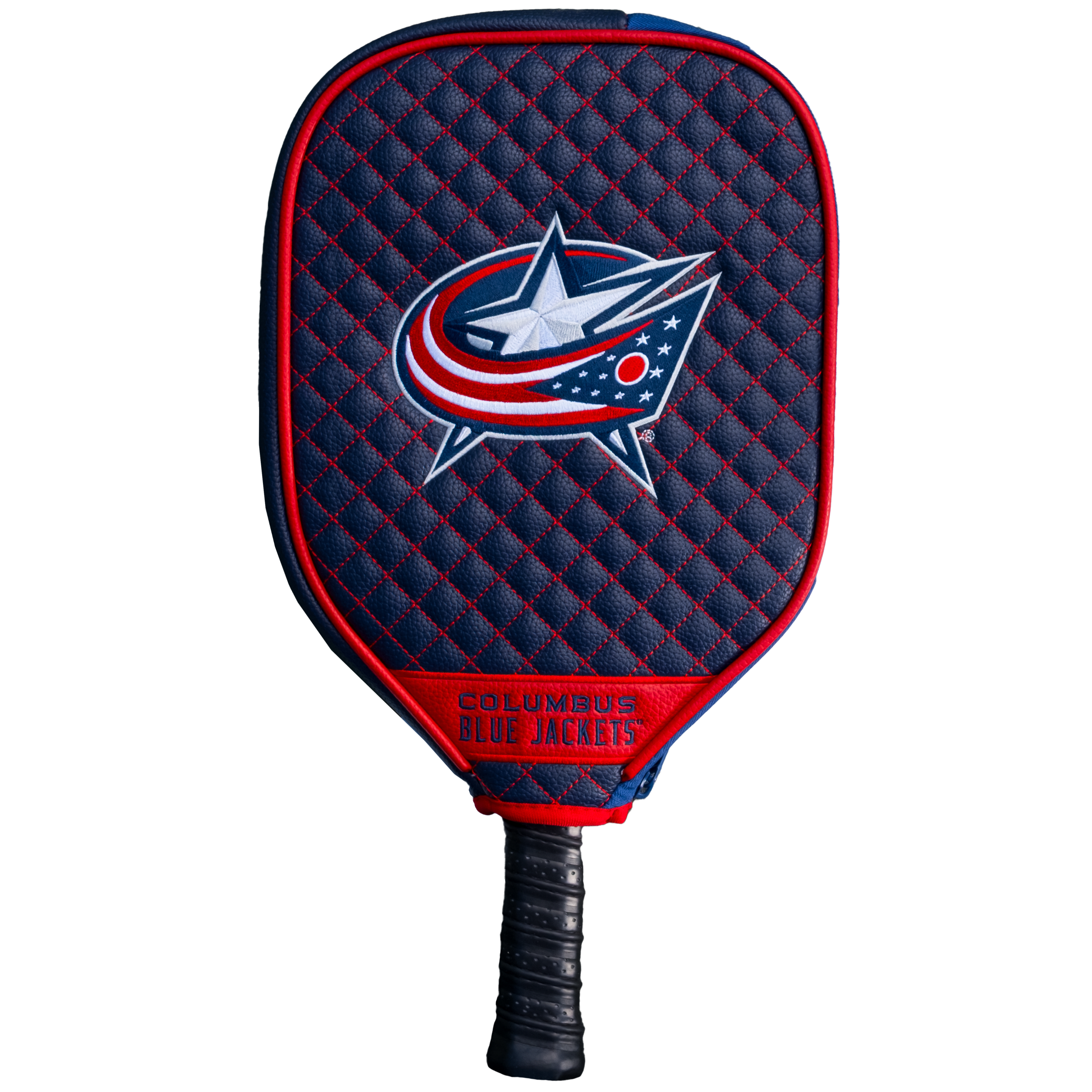 Columbus Blue Jackets Quilted Pickleball Paddle Cover (Navy)