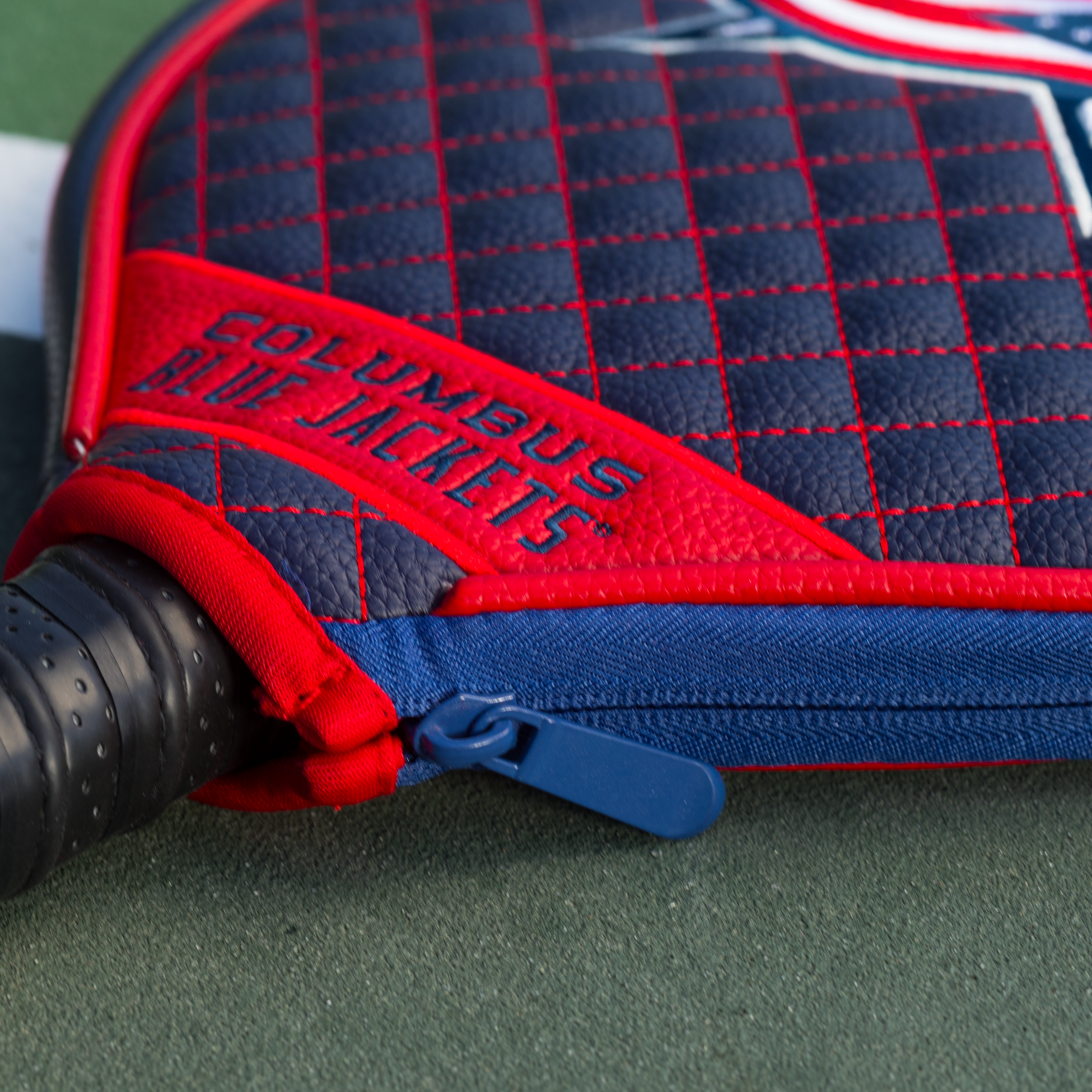 Columbus Blue Jackets Quilted Pickleball Paddle Cover (Navy)