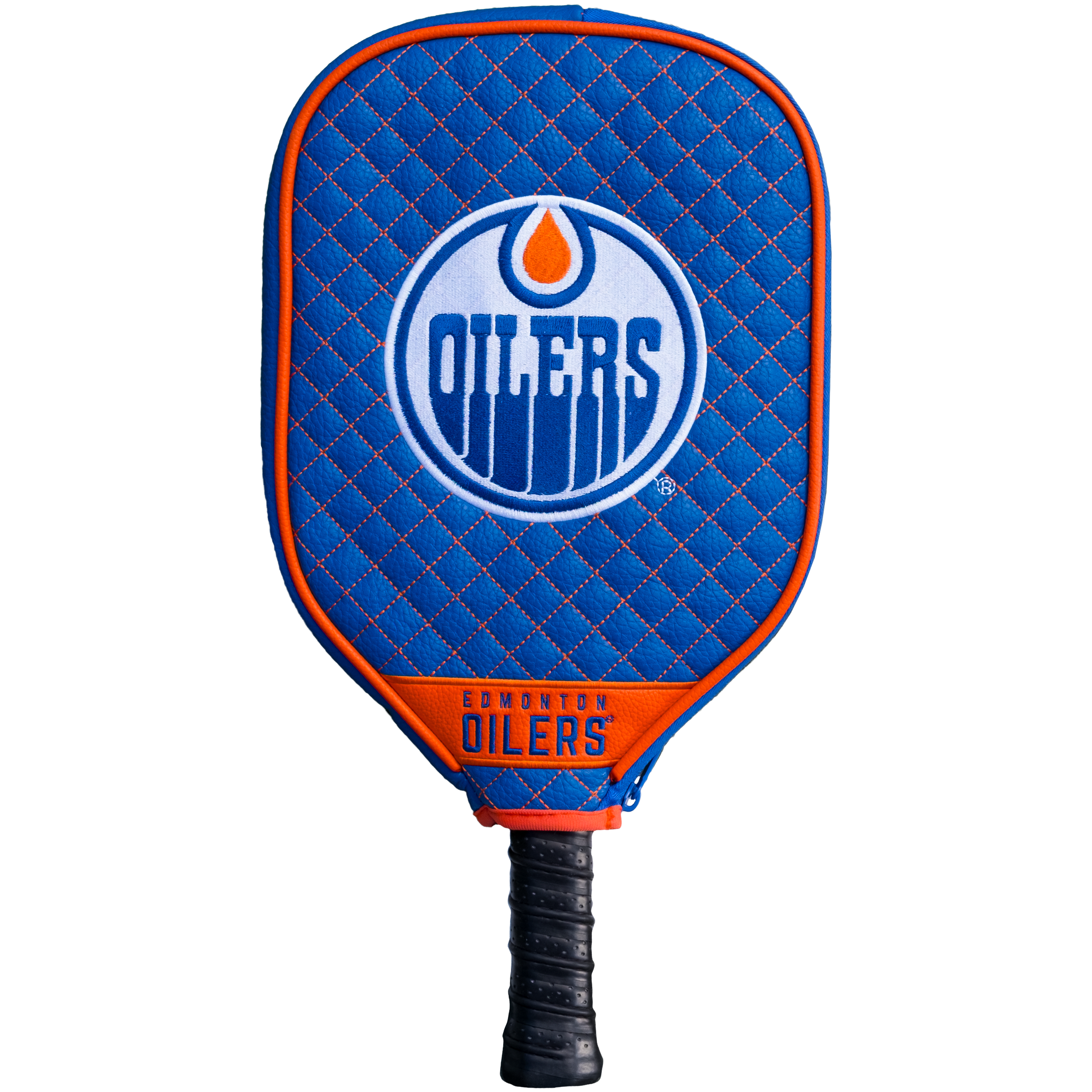 Edmonton Oilers Quilted Pickleball Paddle Cover (Royal)