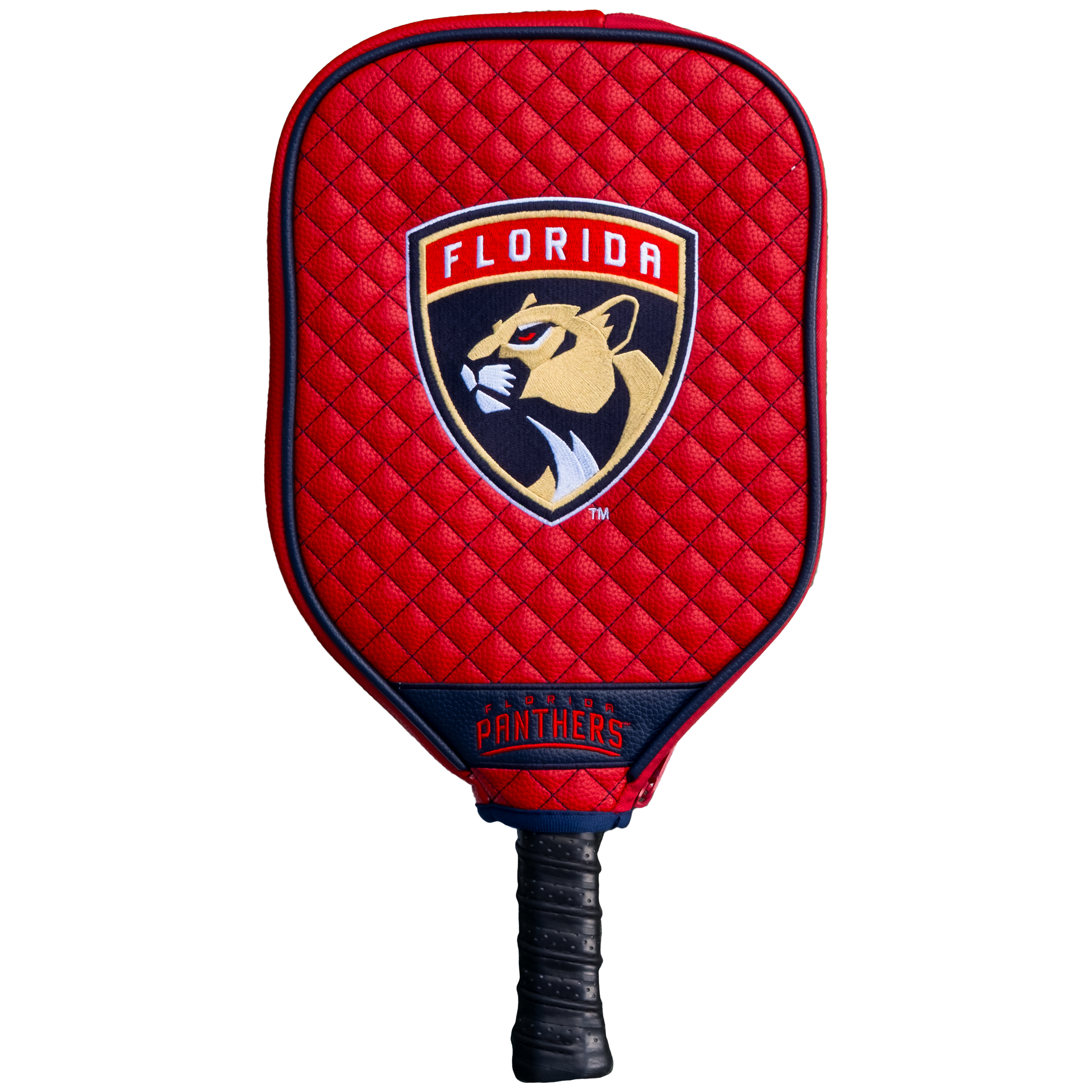 Florida Panthers Quilted Pickleball Paddle Cover (Red)