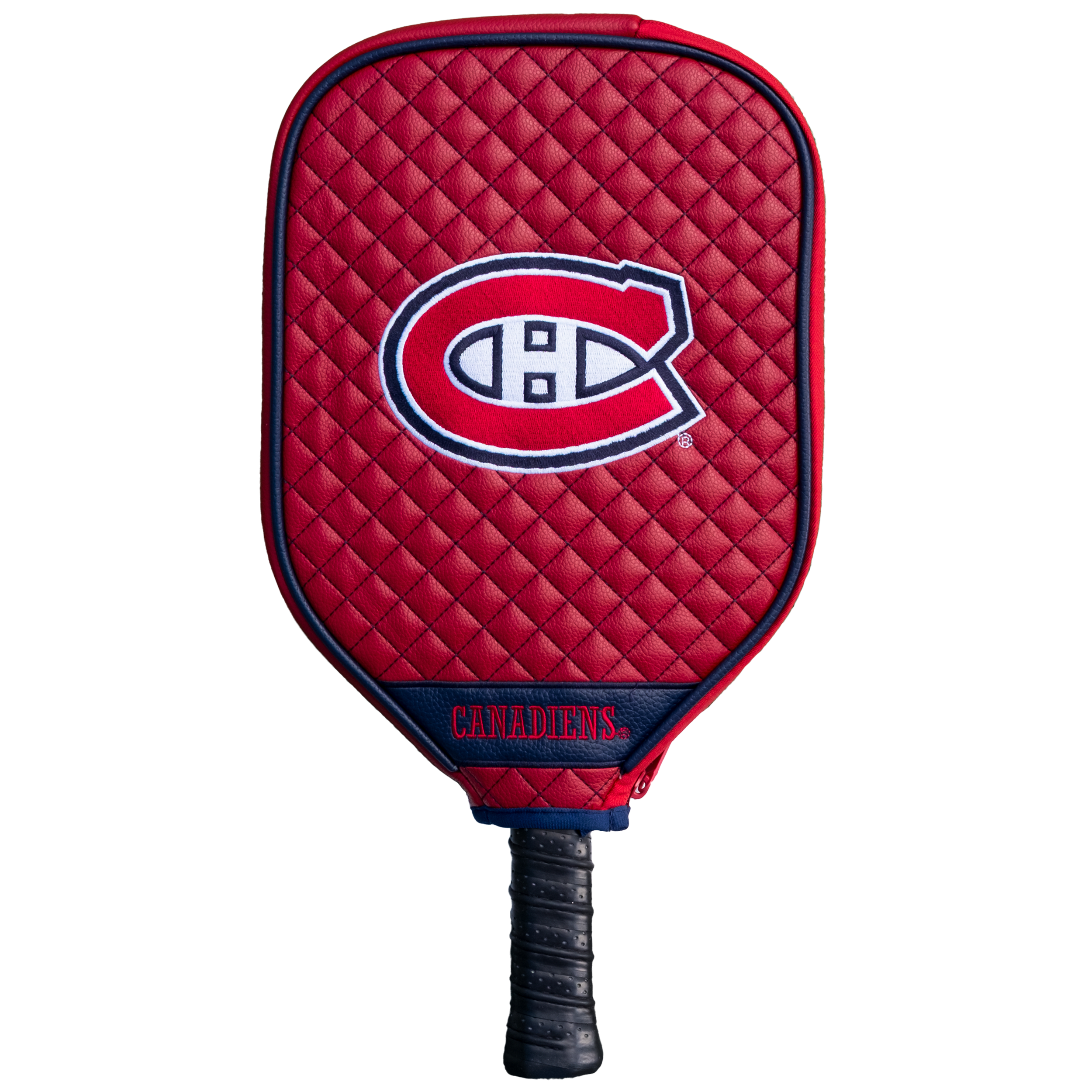 Montreal Canadiens Quilted Pickleball Paddle Cover (Dark Red)