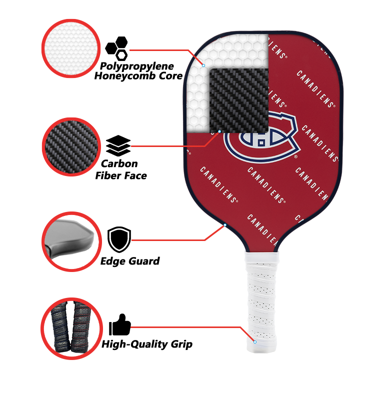 Montreal Canadiens Pickleball Paddle