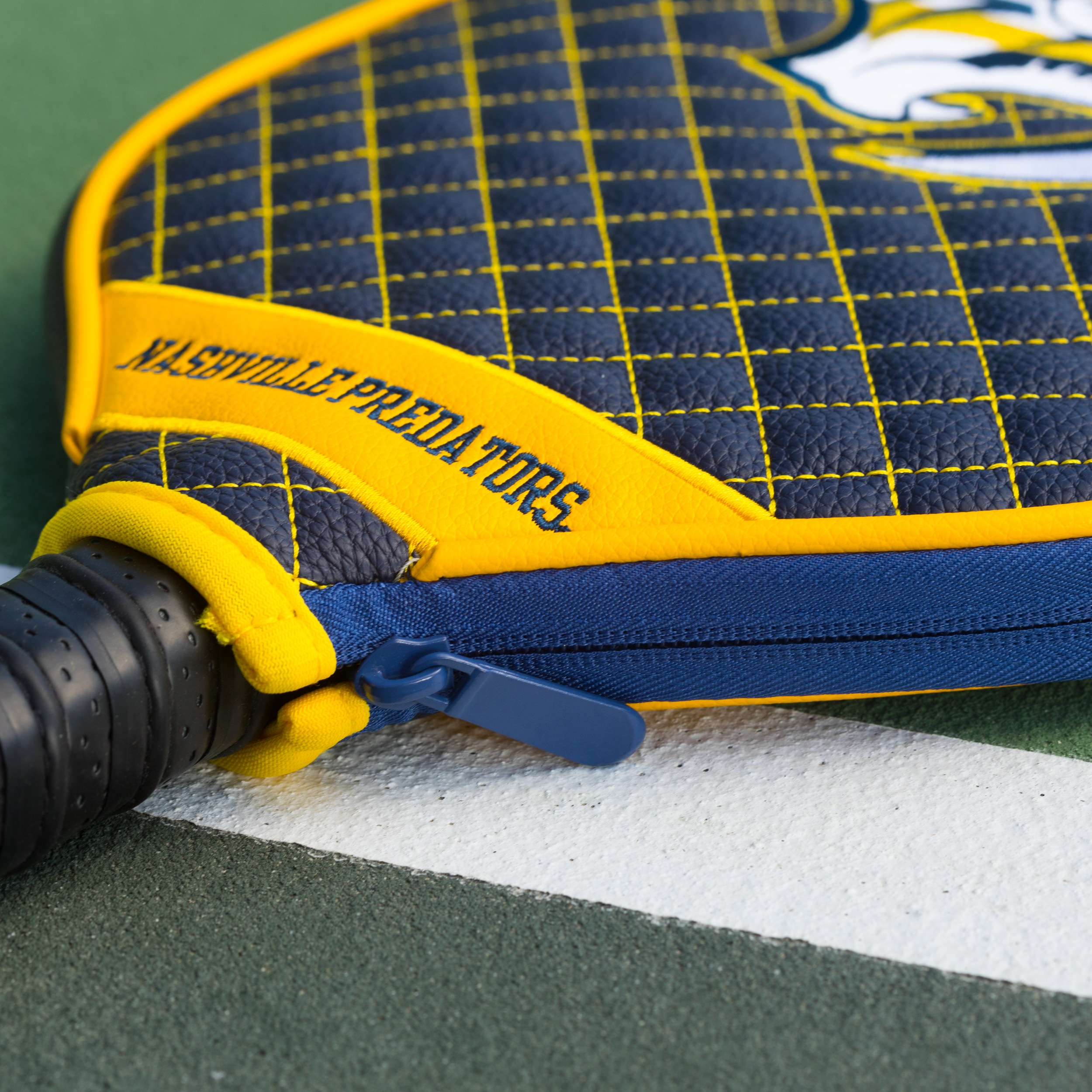 Nashville Predators Quilted Pickleball Paddle Cover (Navy)