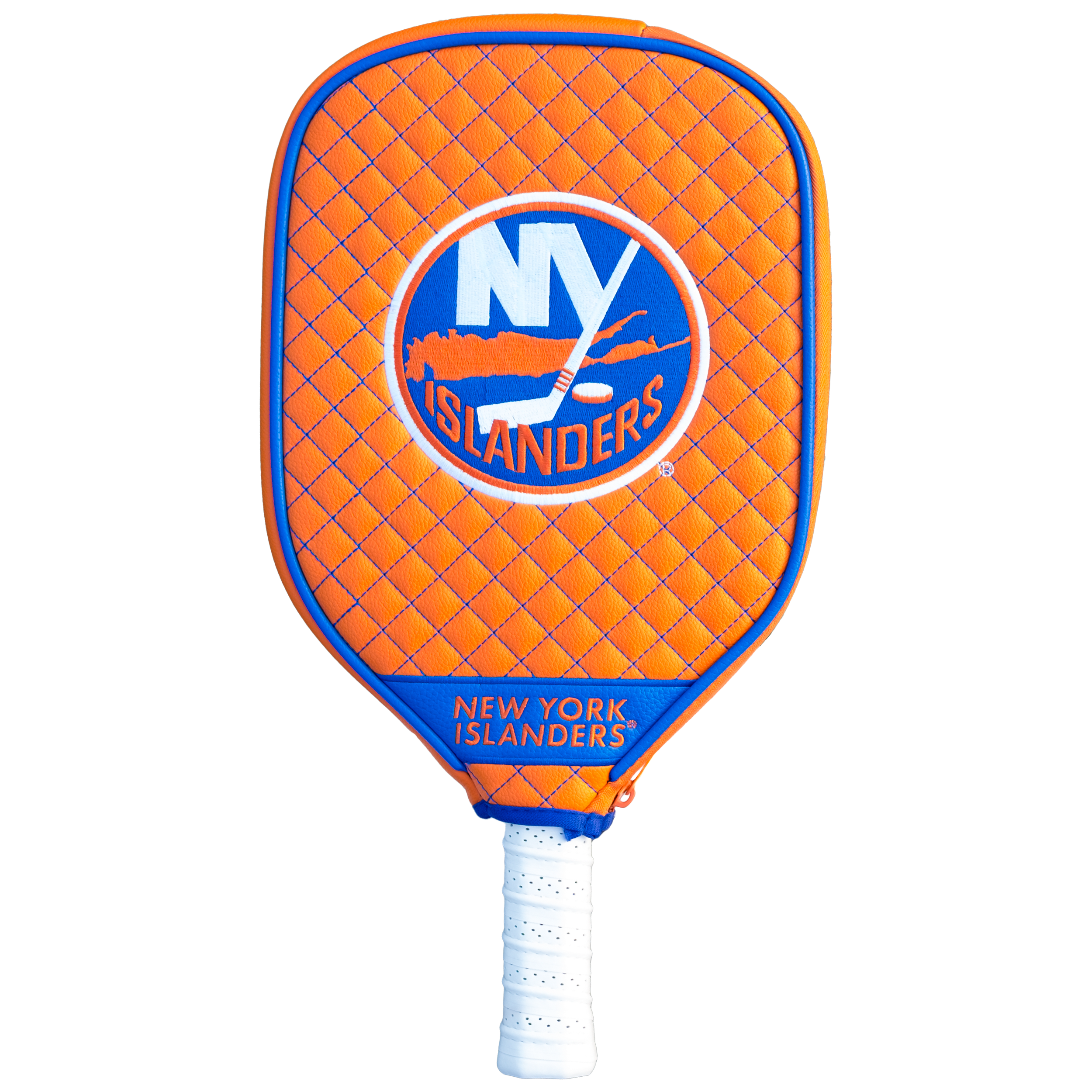 New York Islanders Quilted Pickleball Paddle Cover (Orange)