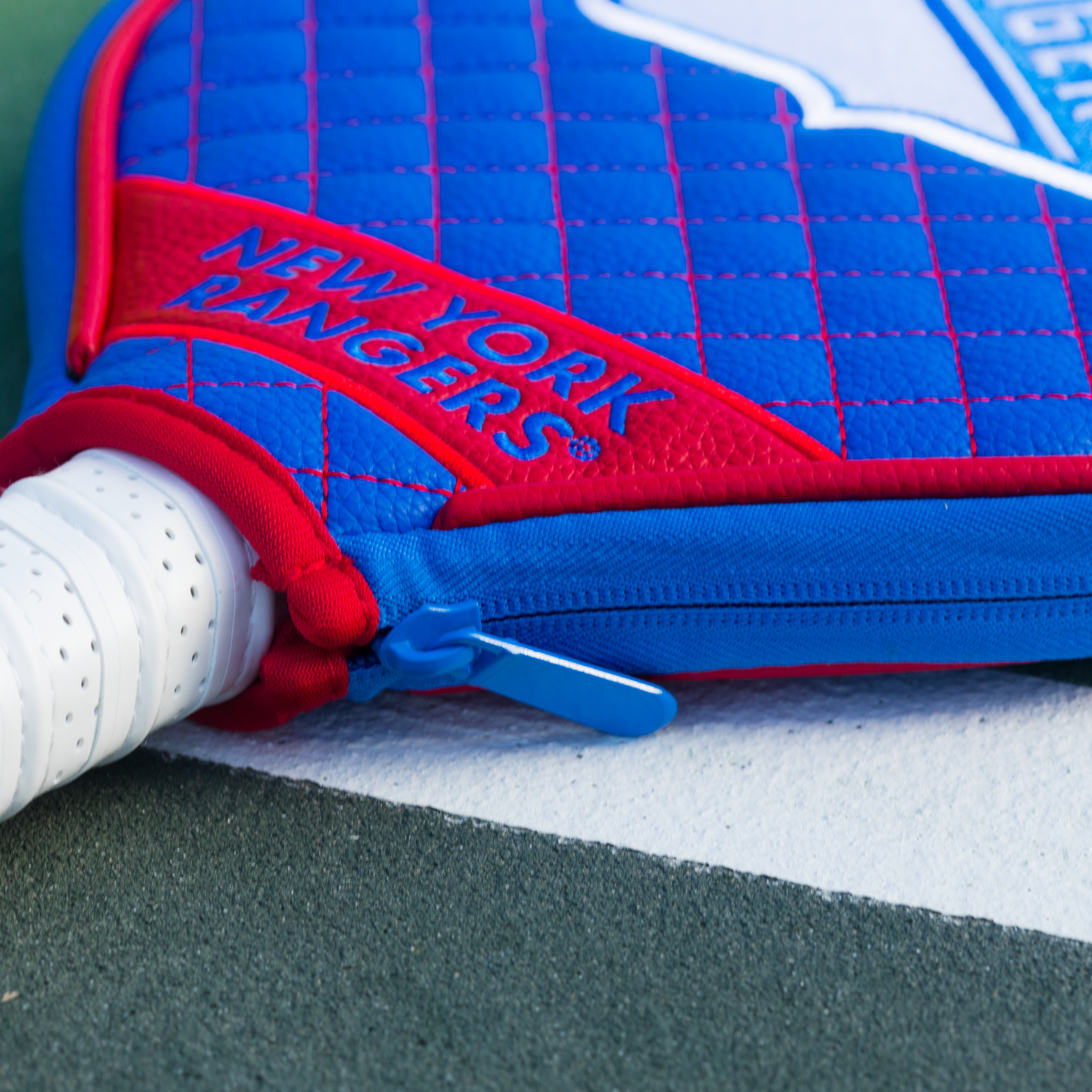 New York Rangers Quilted Pickleball Paddle Cover (Royal)