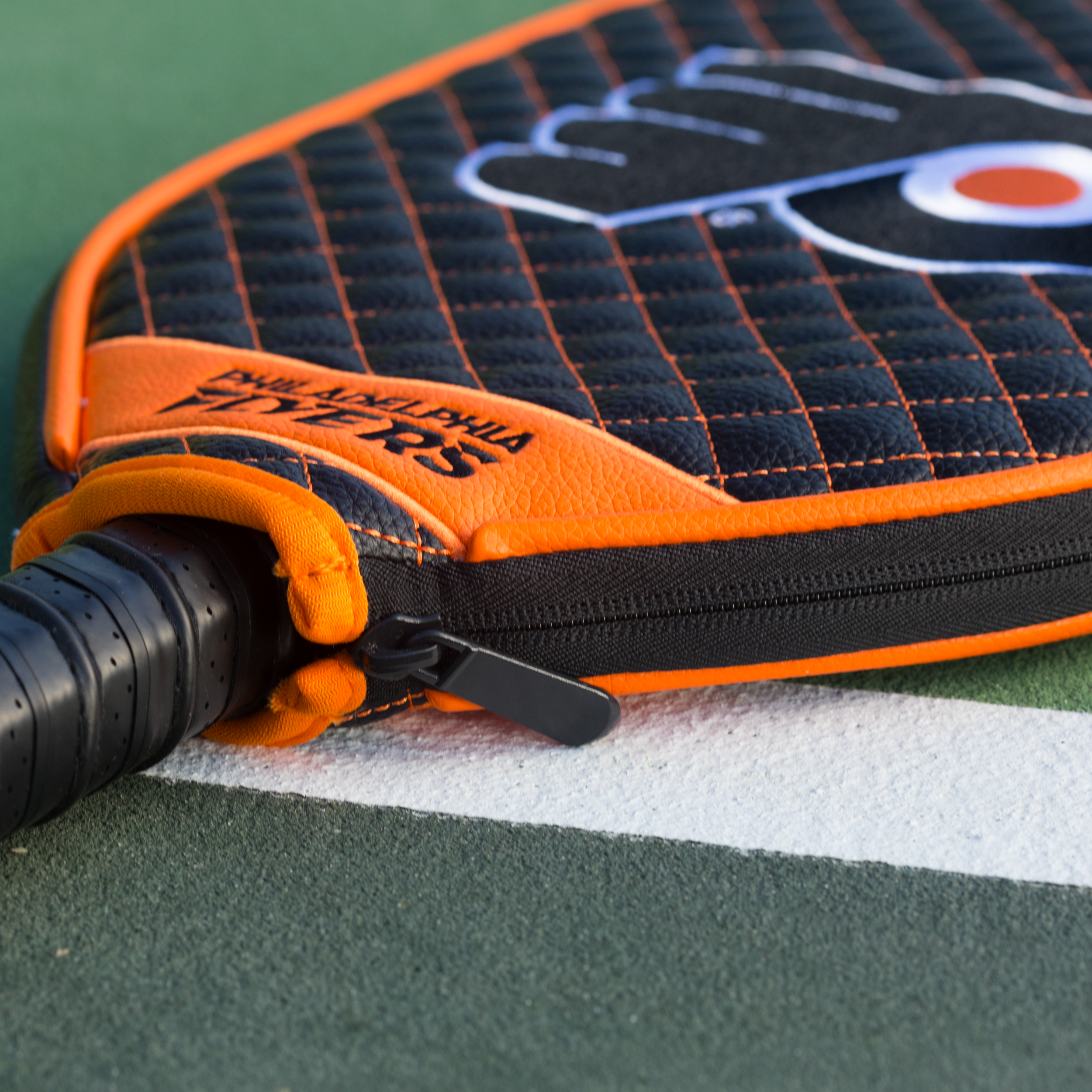 Philadelphia Flyers Quilted Pickleball Paddle Cover (Black)