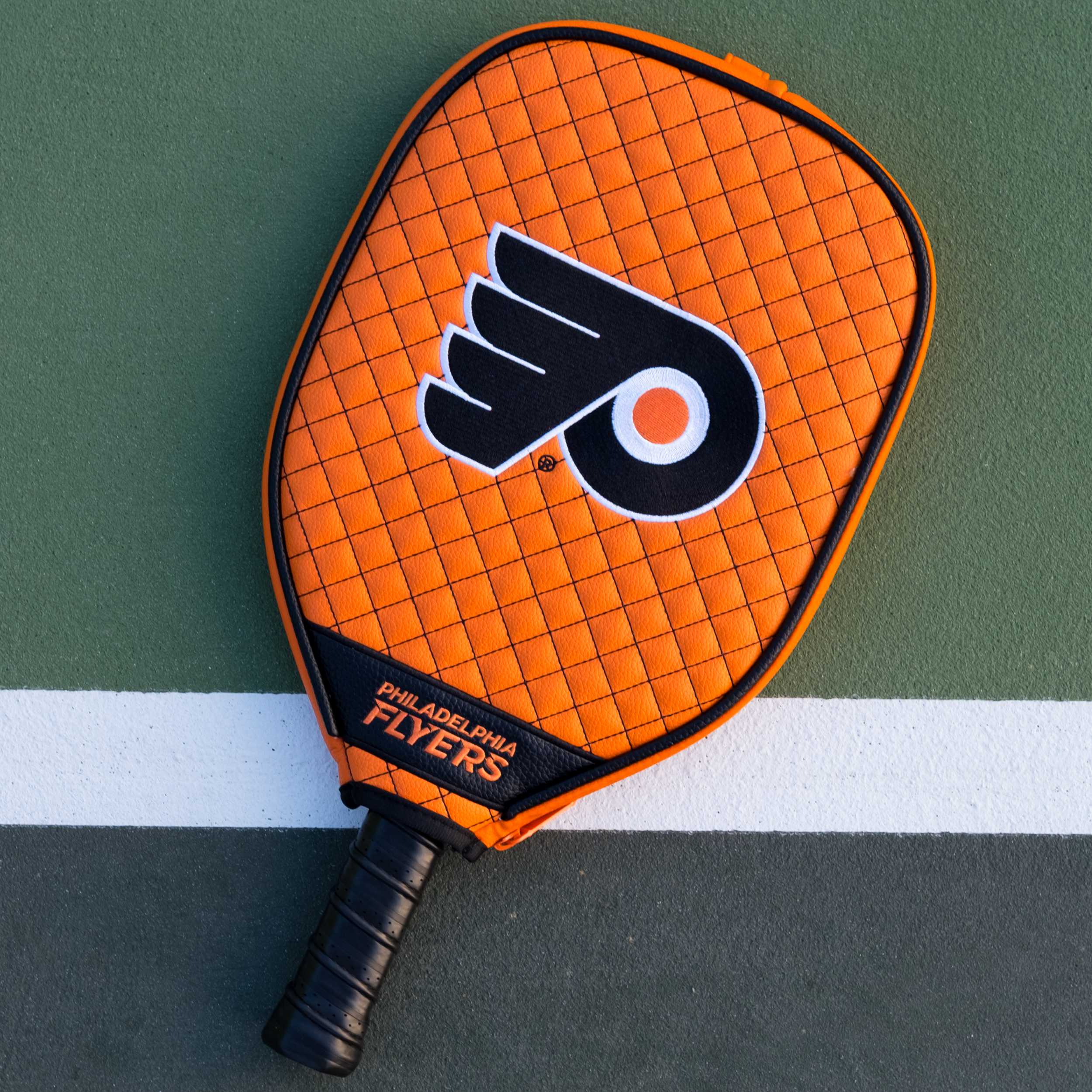 Philadelphia Flyers Quilted Pickleball Paddle Cover (Orange)