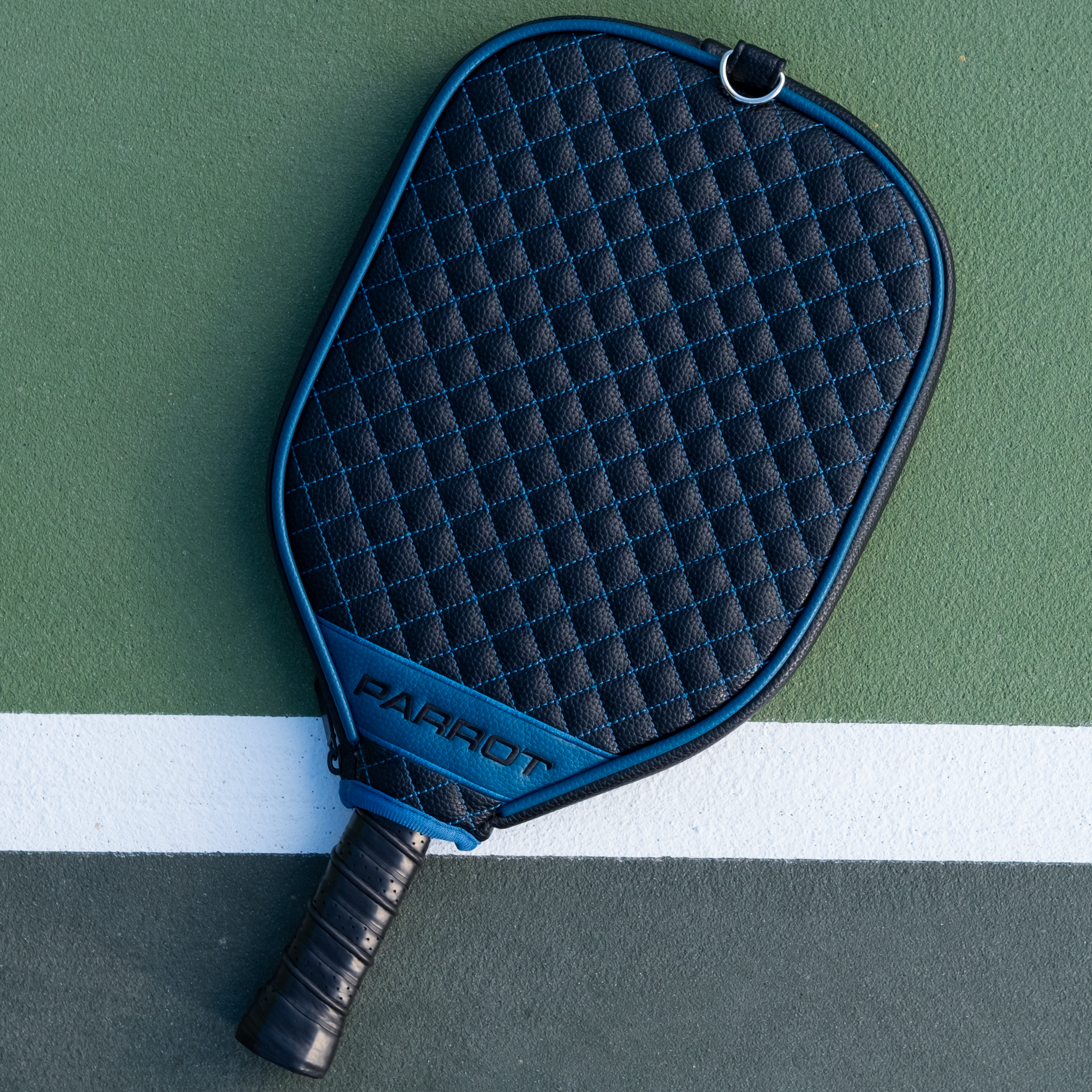 San Jose Sharks Quilted Pickleball Paddle Cover (Black)