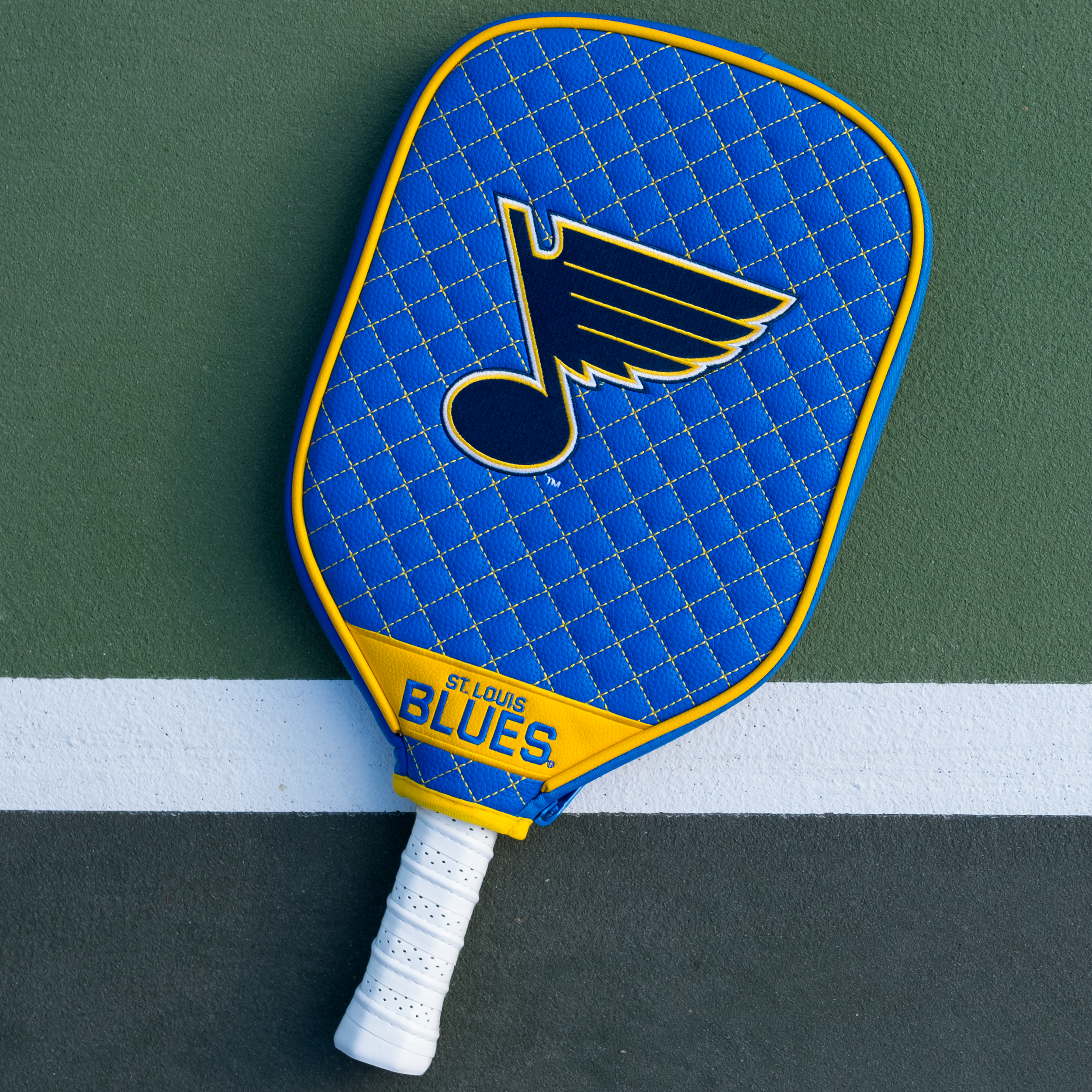 St Louis Blues Quilted Pickleball Paddle Cover (Royal)