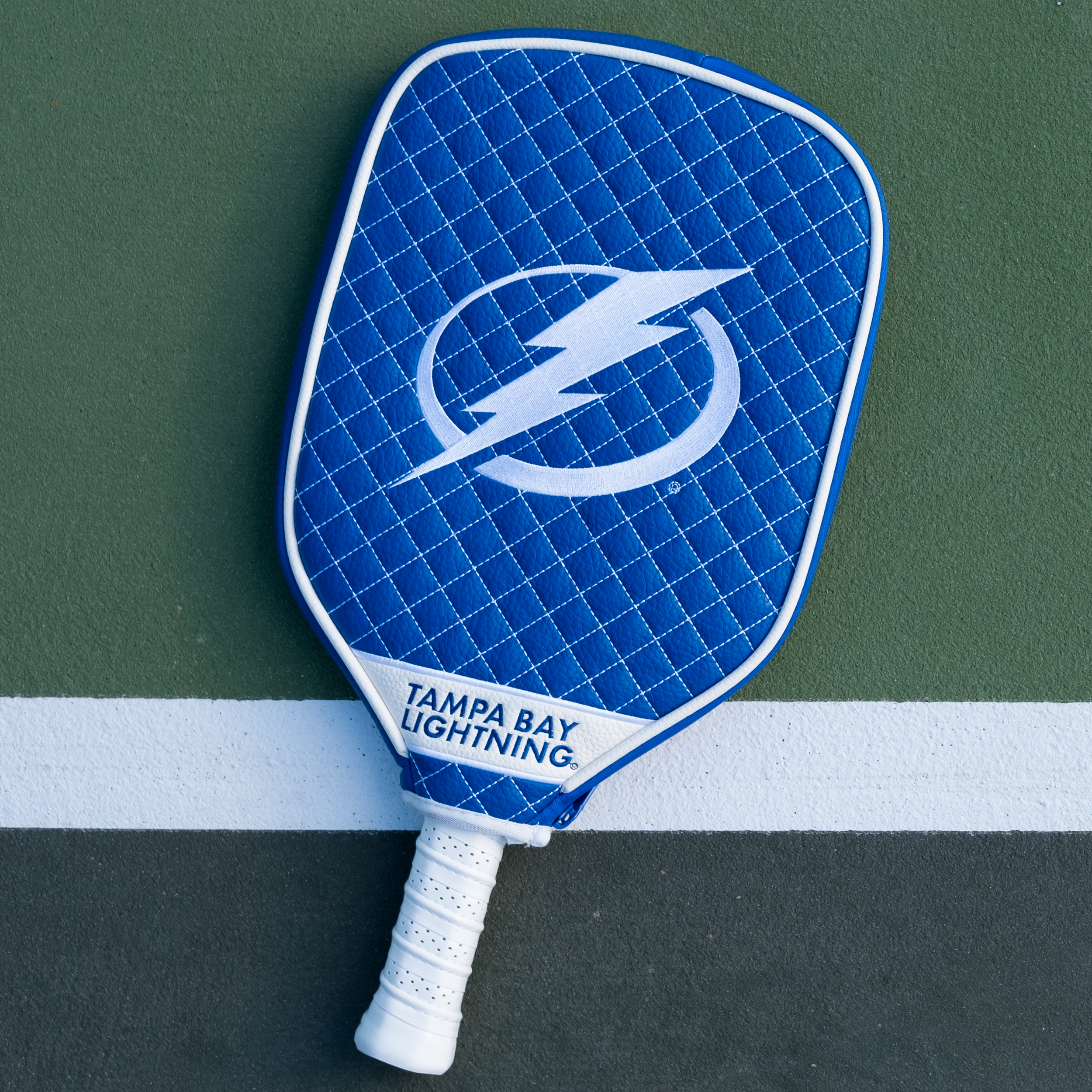 Tampa Bay Lightning Quilted Pickleball Paddle Cover (Royal)