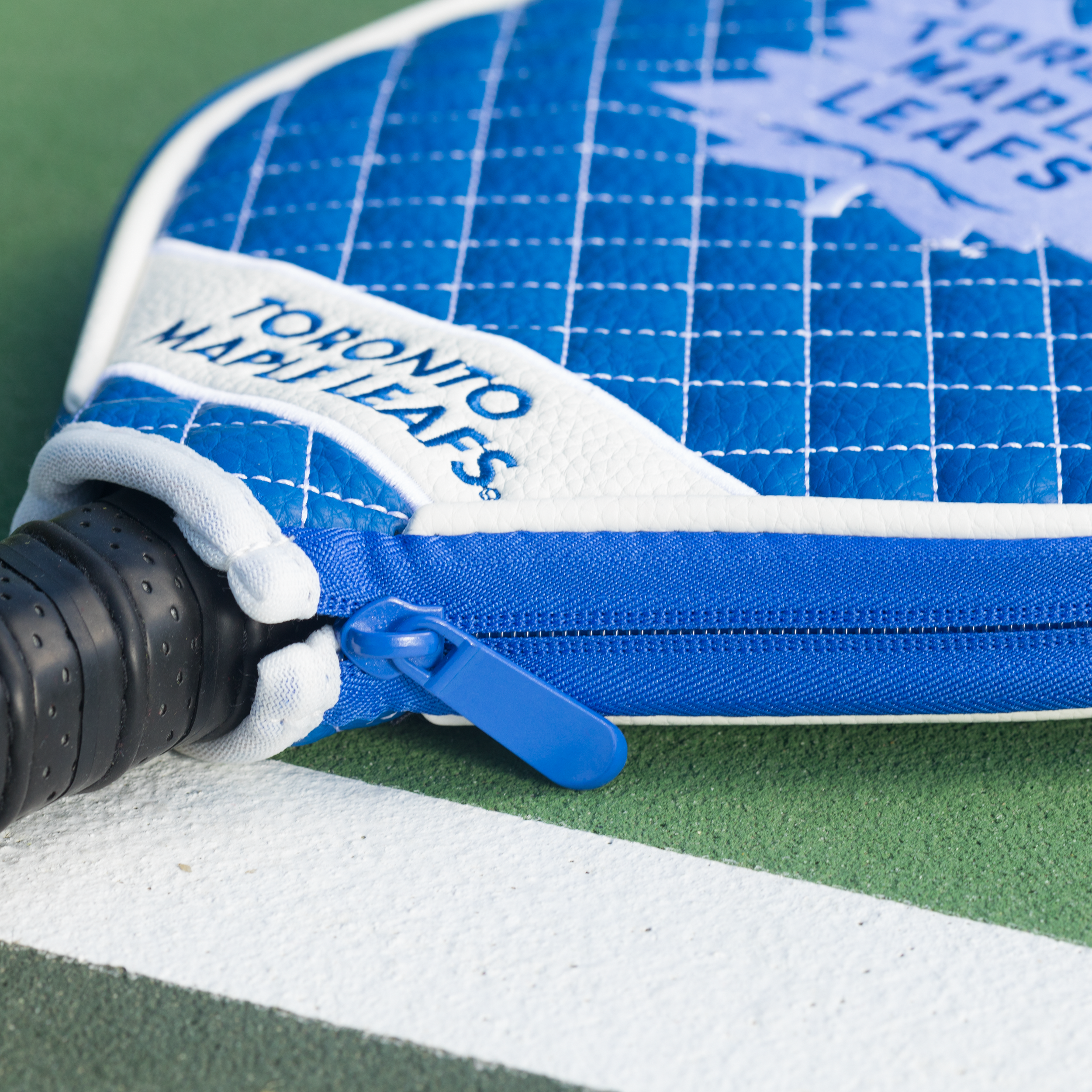 Toronto Maple Leafs Quilted Pickleball Paddle Cover (Royal)