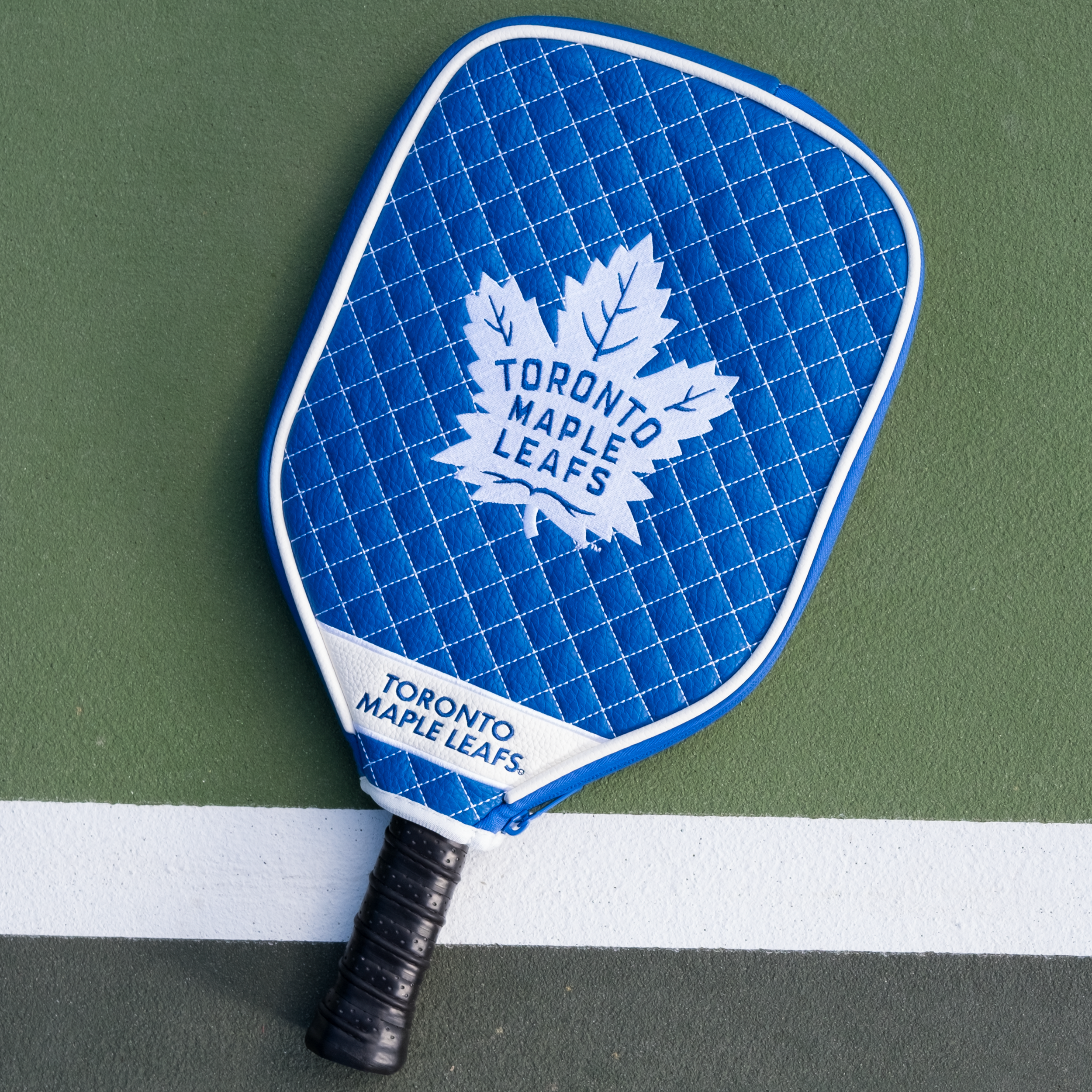 Toronto Maple Leafs Quilted Pickleball Paddle Cover (Royal)